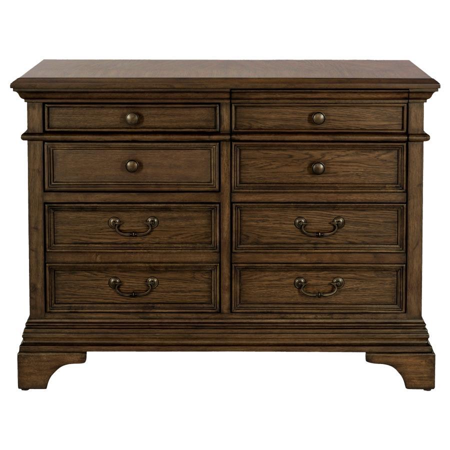 Coaster Fine Furniture Hartshill - 5-Drawer Home Office File Cabinet - Burnished Oak | Meri Furniture