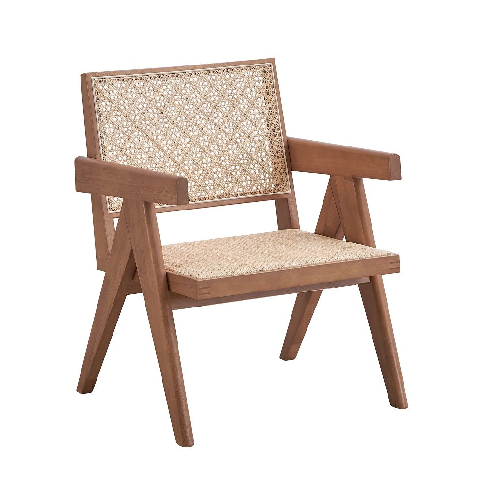 ACME Velentina - Accent Chair - Rattan & Natural | Meri Furniture