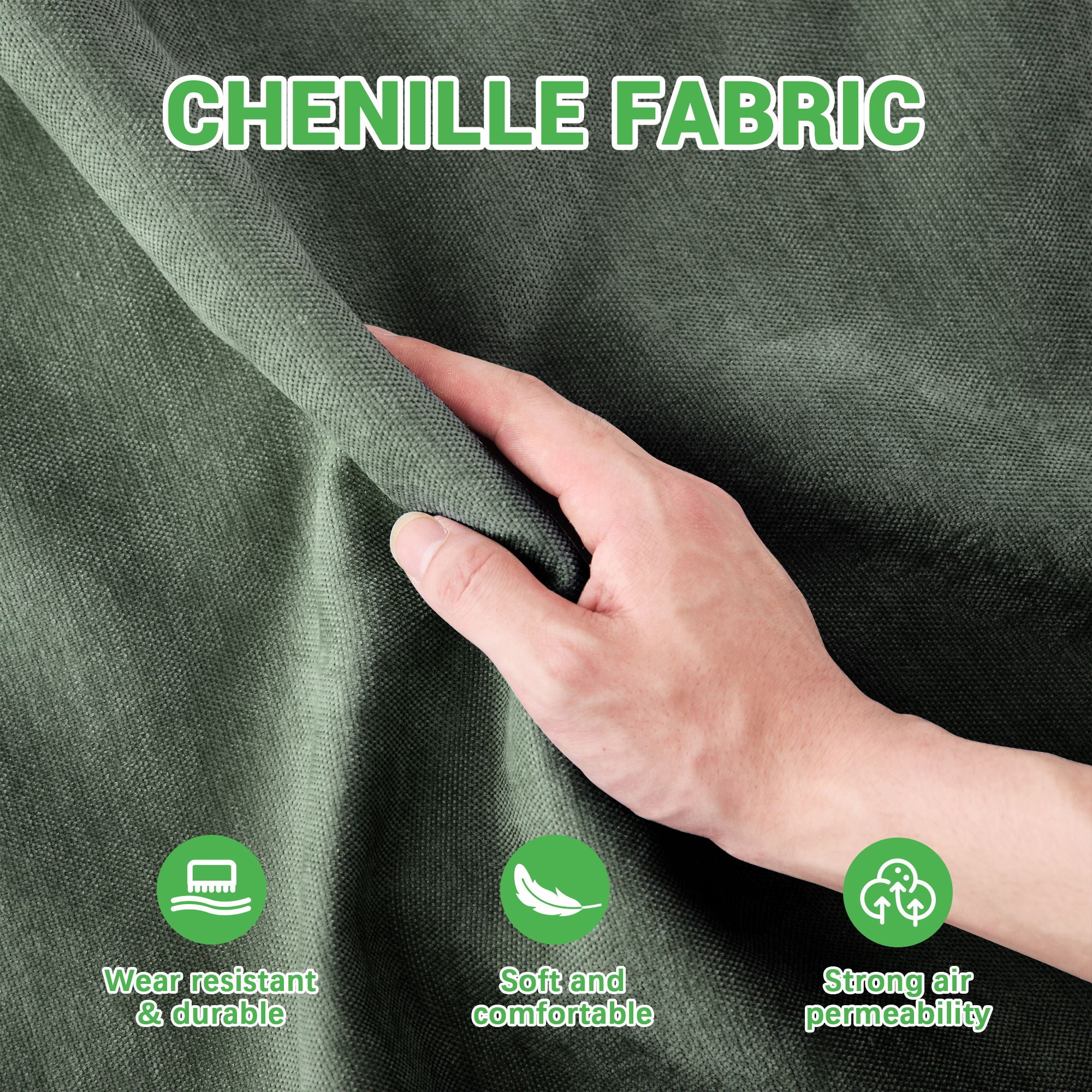 Elegant Sofa With Ergonomic Design And Lumbar Pillows