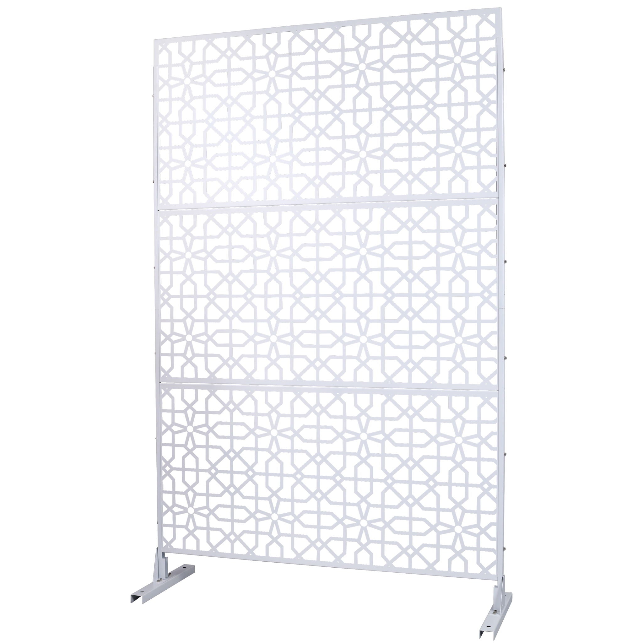 Outdoor & Indoor Metal Freestanding Decorative Privacy Screen