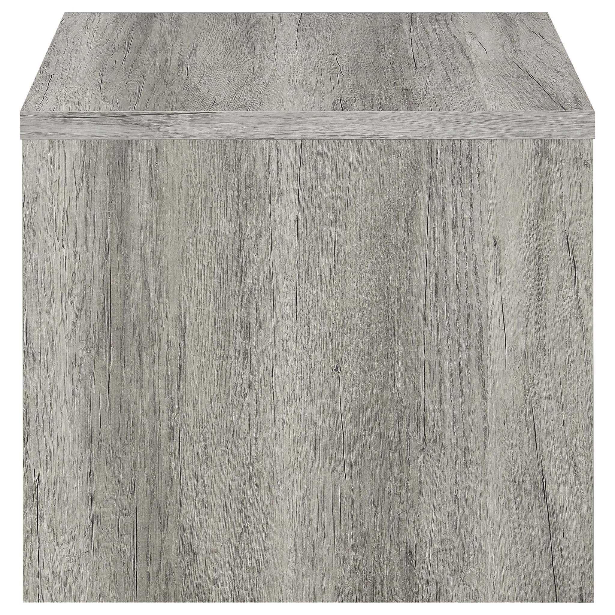 Nuberg - 2 Piece And End Table Set With Storage Drawers - Gray