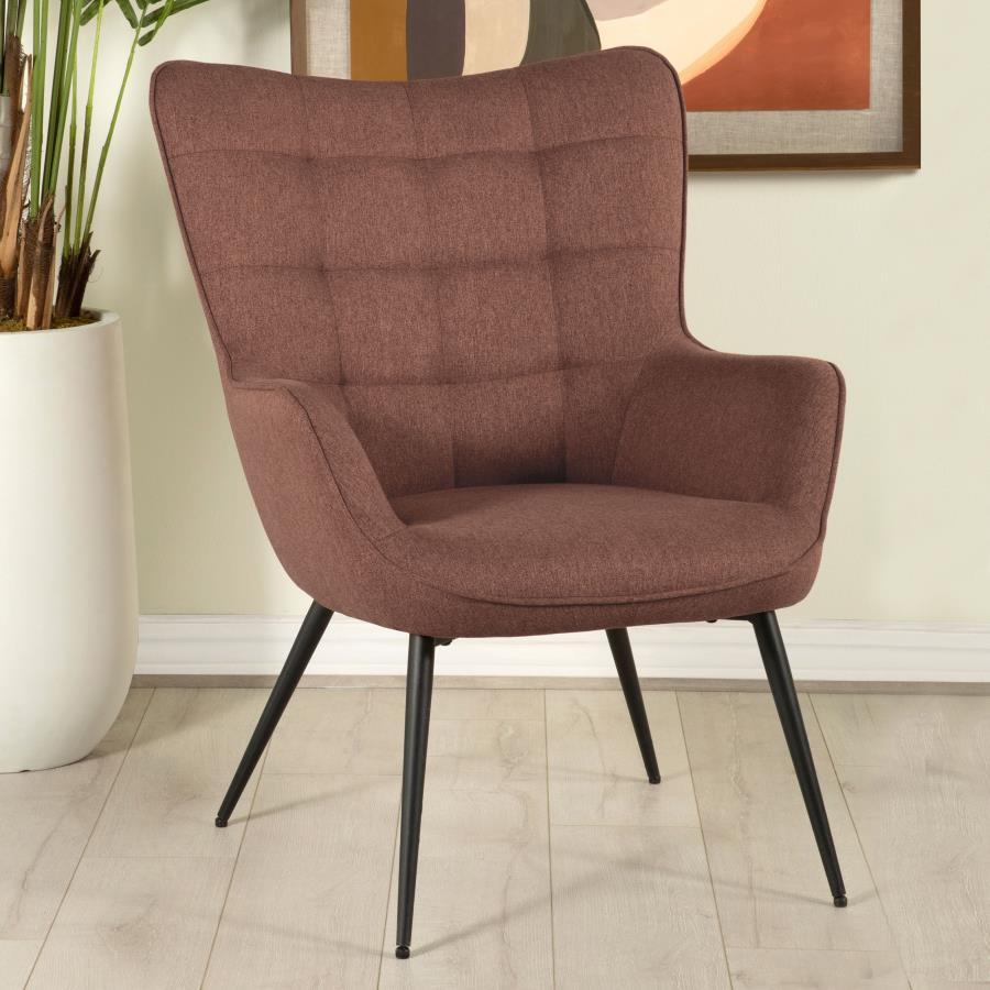 Coaster Fine Furniture Isla - Upholstered Flared Arm Tufted Accent Chair | Meri Furniture