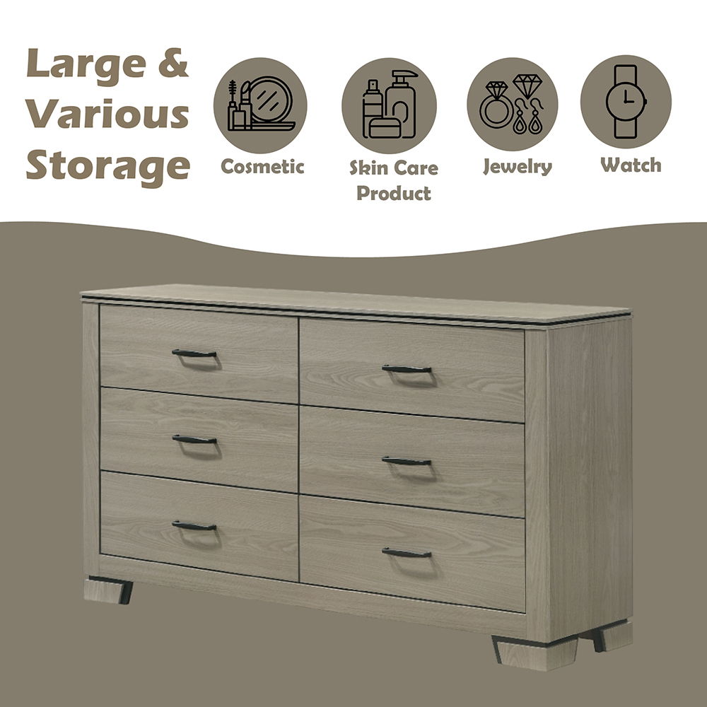 Joanna - Dresser - Weathered Gray
