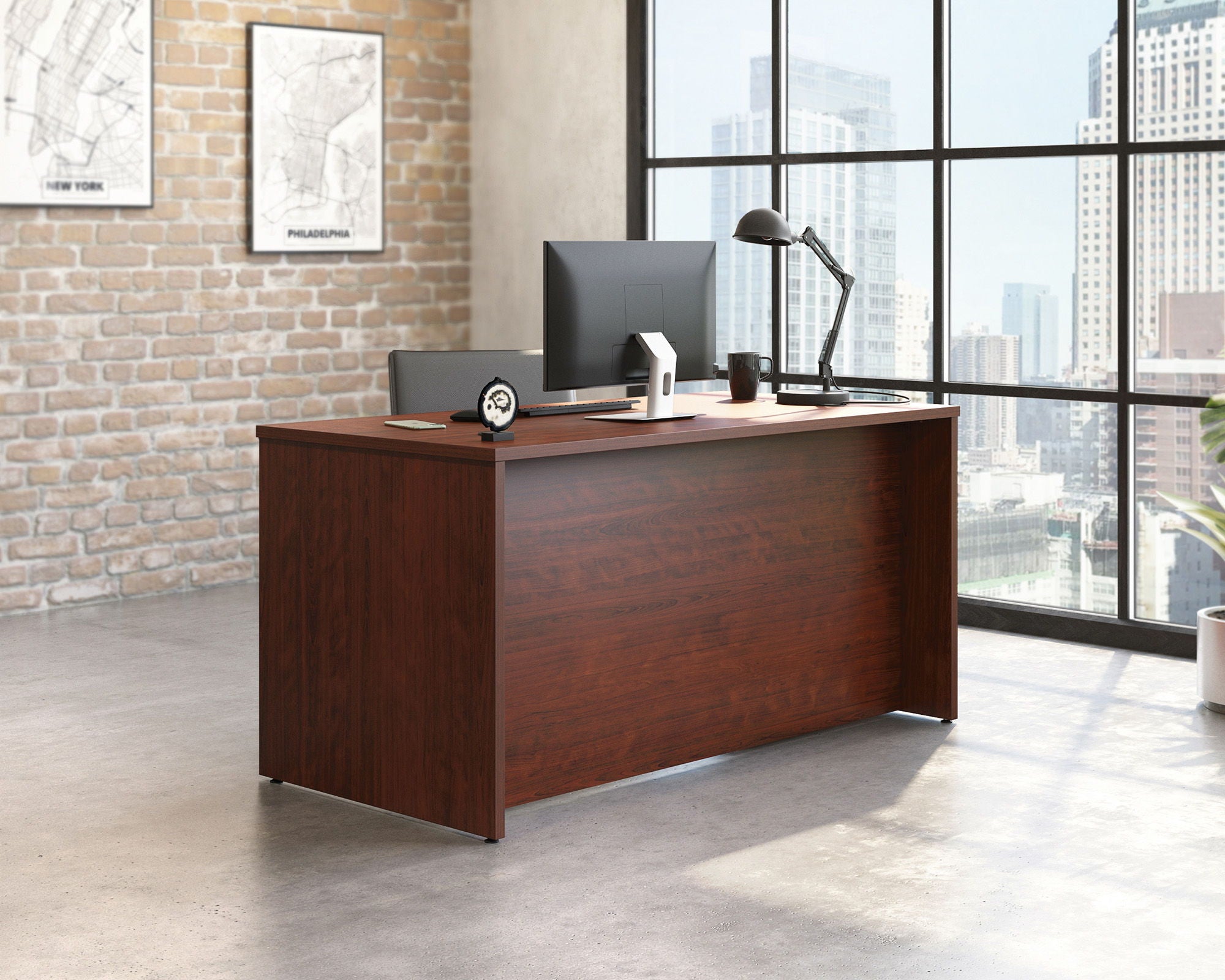 Commercial Desk 60" x 30" in Classic Cherry
