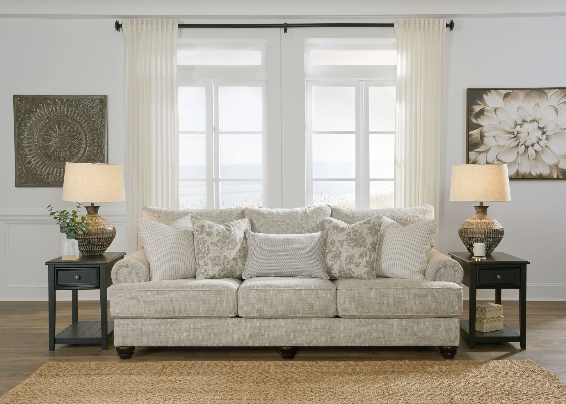 Ashley Furniture Asanti - Fog - Sofa | Meri Furniture