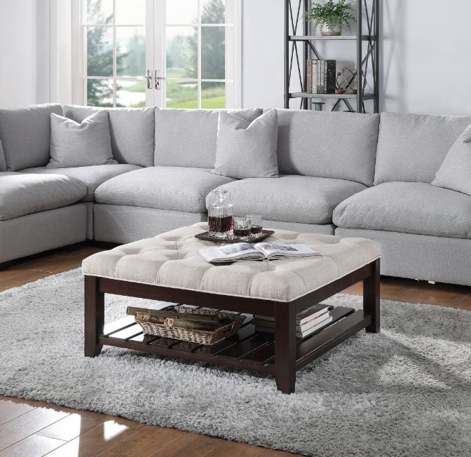 ACME Aizen - Cocktail Ottoman | Meri Furniture