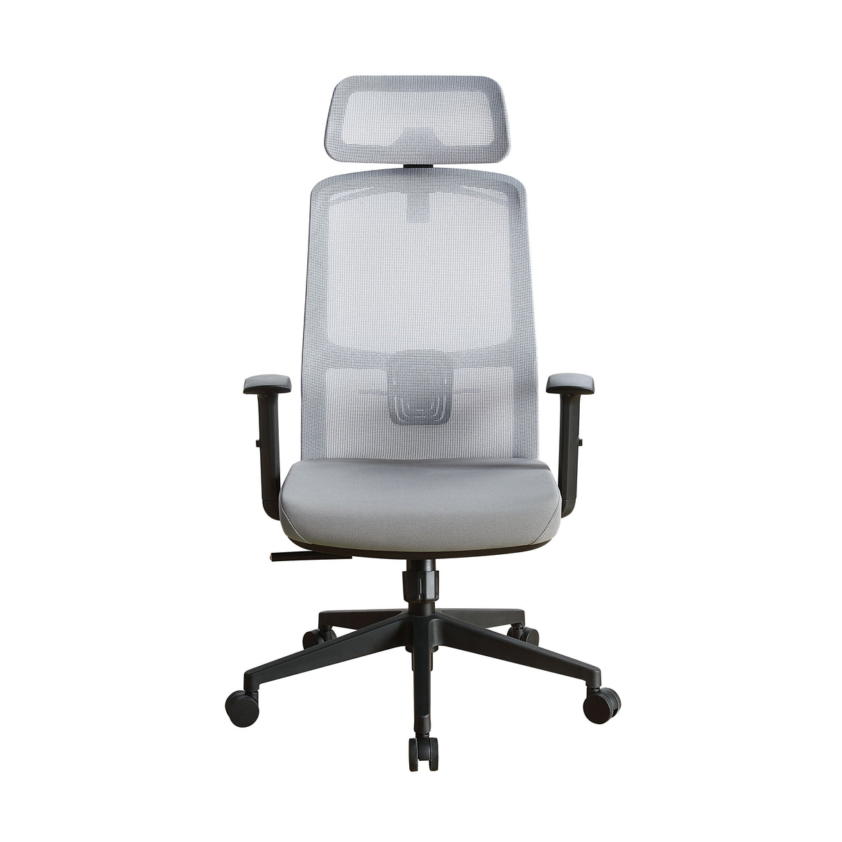 •KD, Office Chair•Seat: Swivel (360 Degrees), and Adjustable Height•Padded Seat Cushion•Back Cushion w/Breathable Mesh Material•5-Star Base w/Casters•Seat Cushion Thickness: 3"•Adjustable Headrest(3 Angels & 6 cm) & Armrest(8 cm)