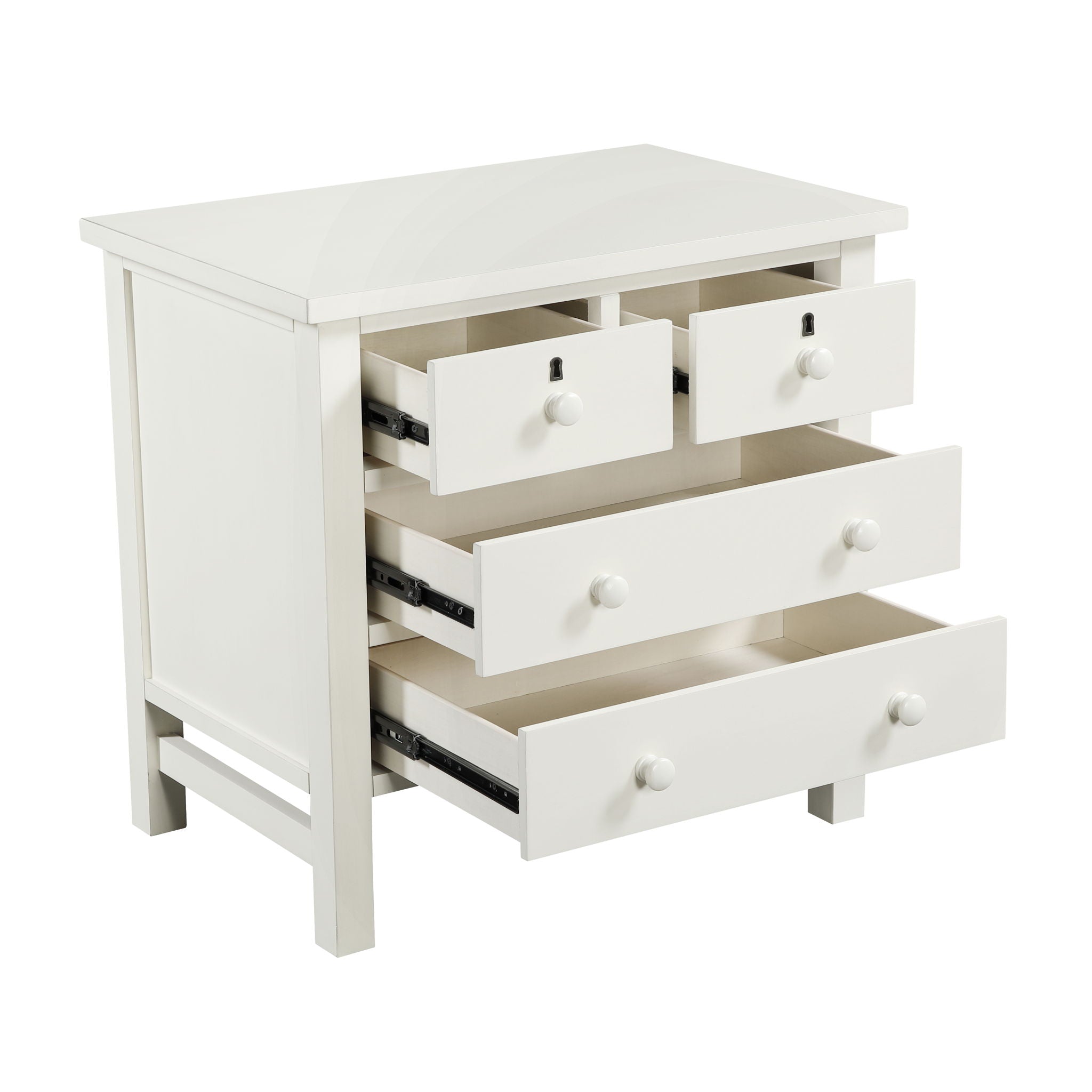 Georgina - 4 Drawer Storage Nightstand