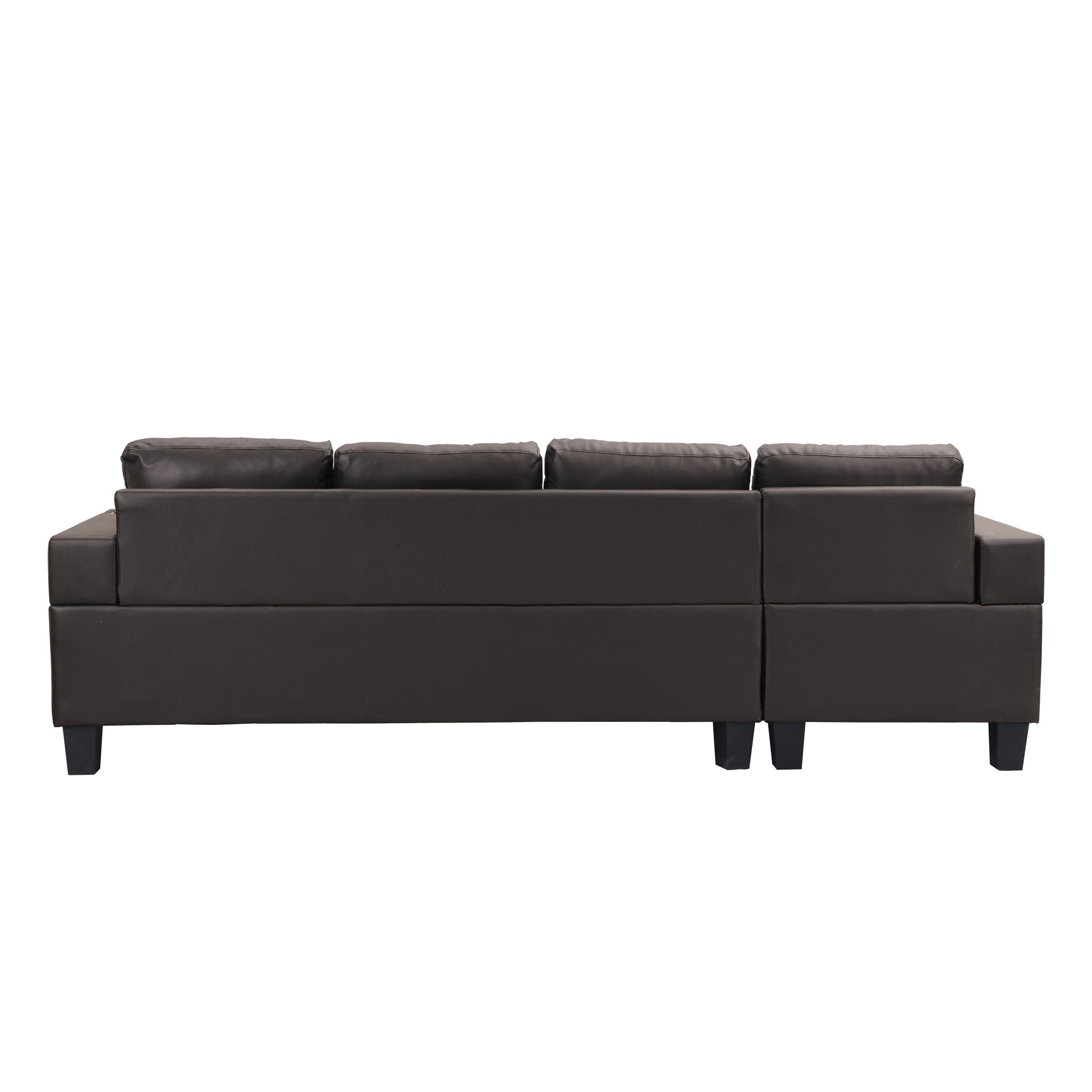 Modern Sectional Sofa Set With Chaise Lounge And Cup Holder