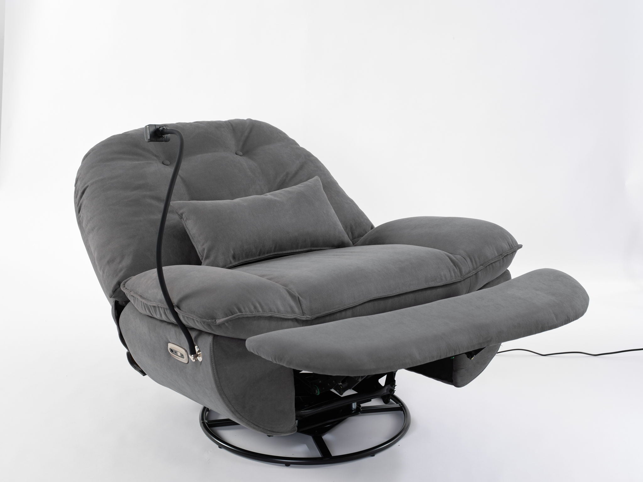Power Recliner Swivel Glider USB Charger With Bluetooth Music Player, Sleep, Working, Game And Leisure