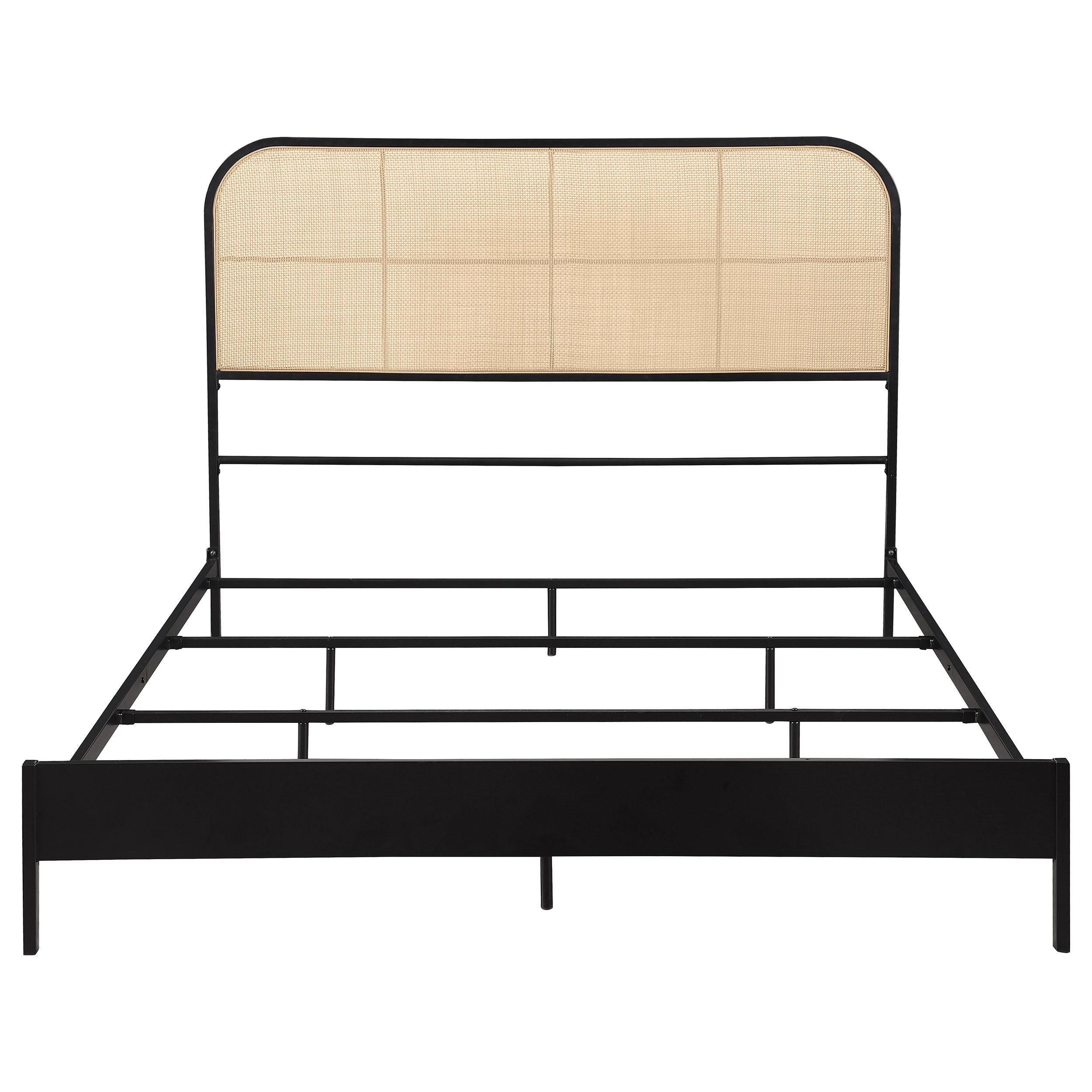 Coaster Fine Furniture Amherst - Radio Weave Rattan Metal Bed | Meri Furniture