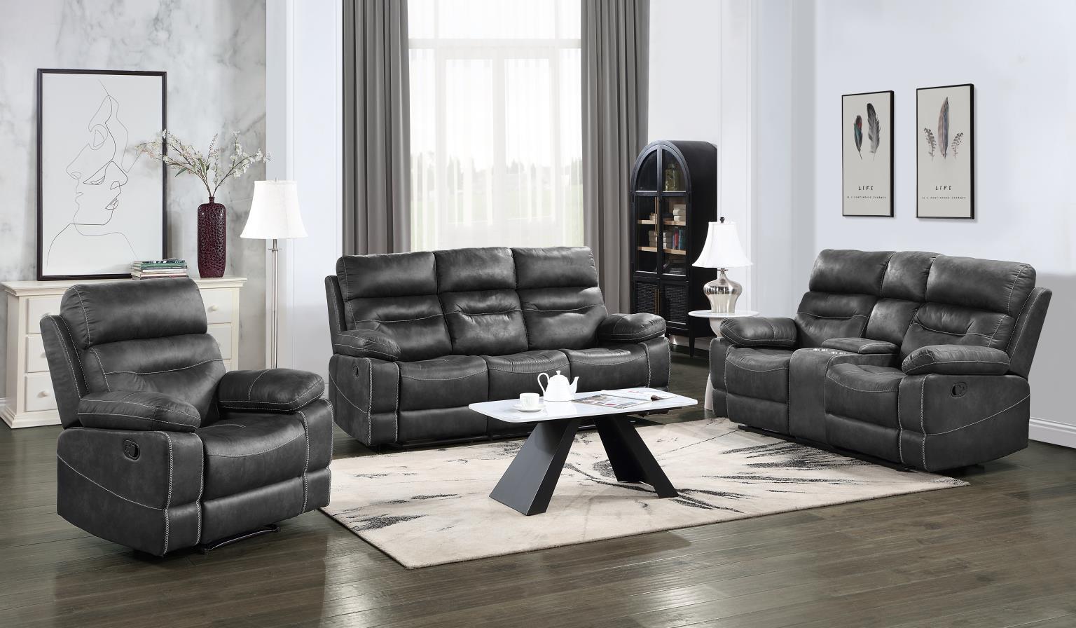 U170 - Motion Recliner - Gray
