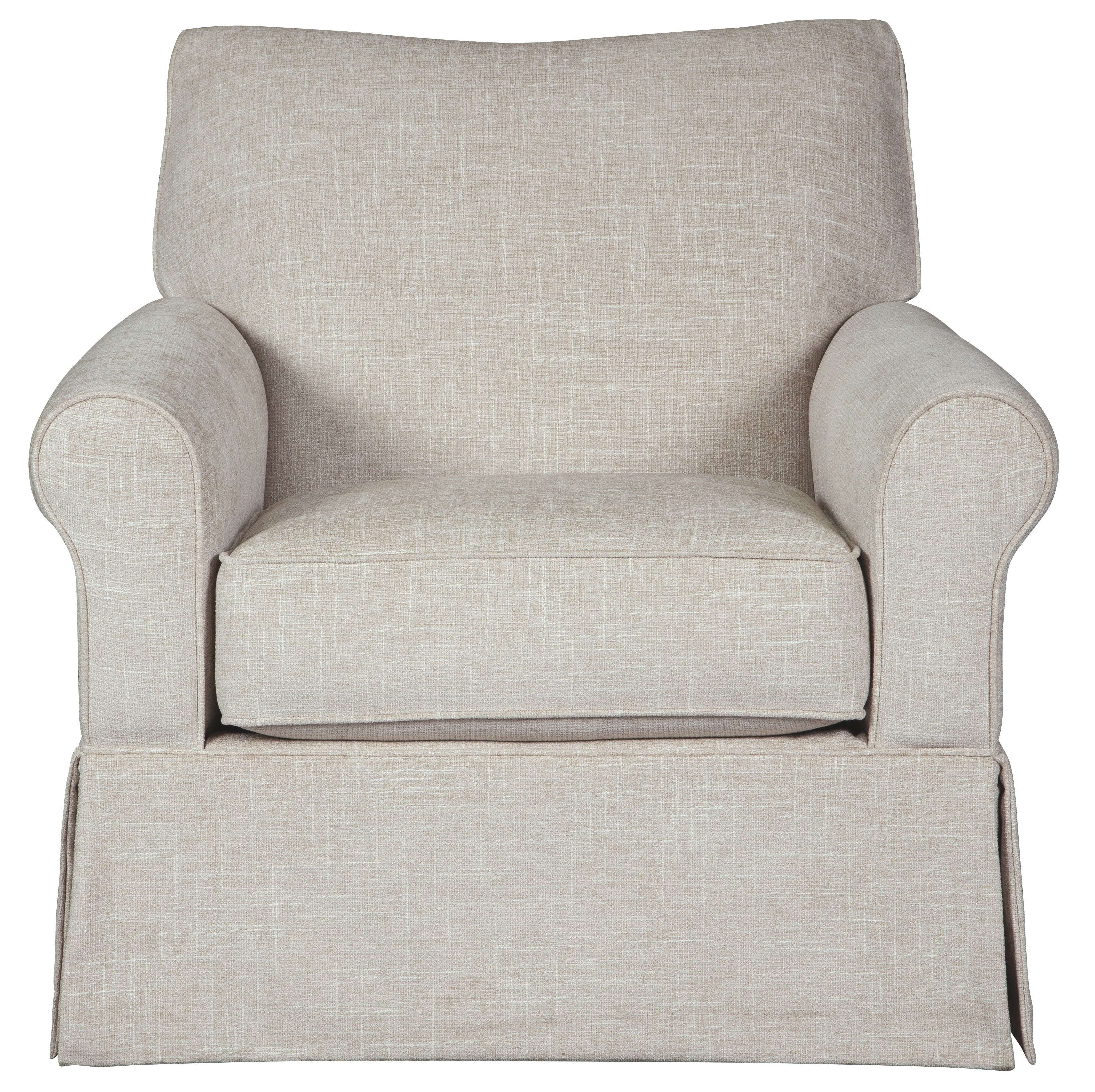 Ashley Furniture Searcy - Quartz - Swivel Glider Accent Chair | Meri Furniture
