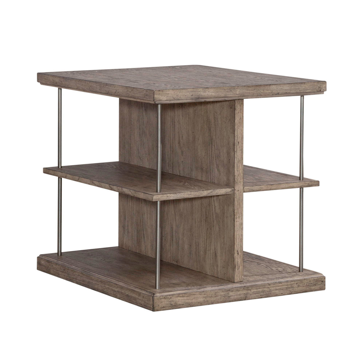 Liberty Furniture City Scape - End Table - Burnished Beige | Meri Furniture