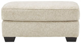 Ashley Furniture Haisley - Ivory - Ottoman | Meri Furniture