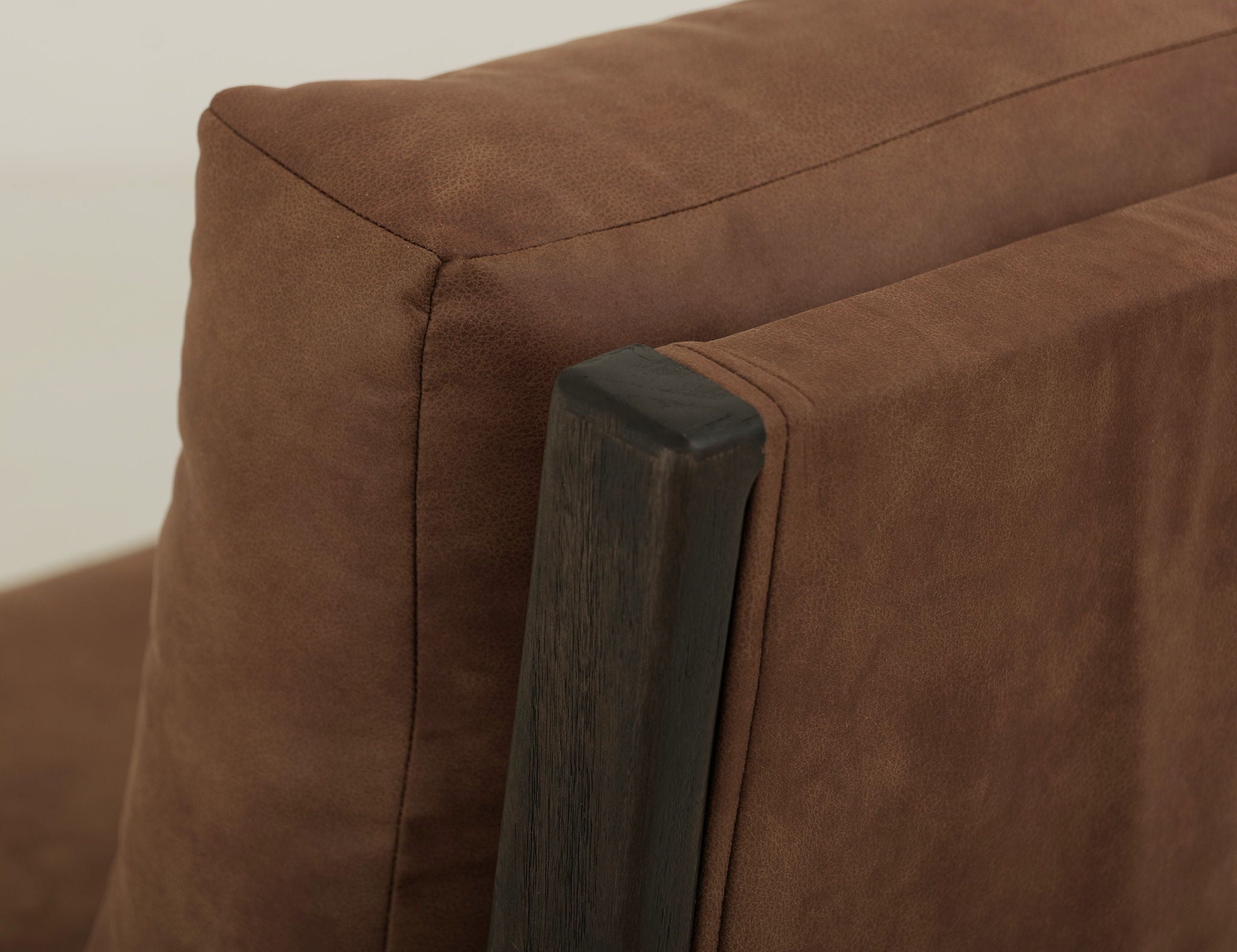 Balam - Upholstered Armchair - Woodsy Brown