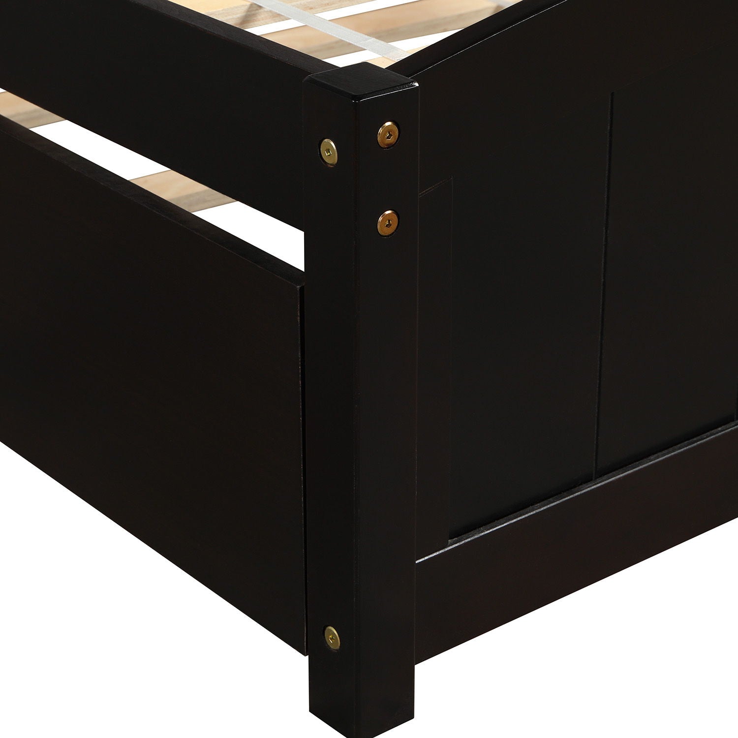 Platform Bed & Headboard, Footboard And Wood Slat Support