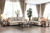 Furniture of America Jaylinn - Loveseat - Light Brown | Meri Furniture