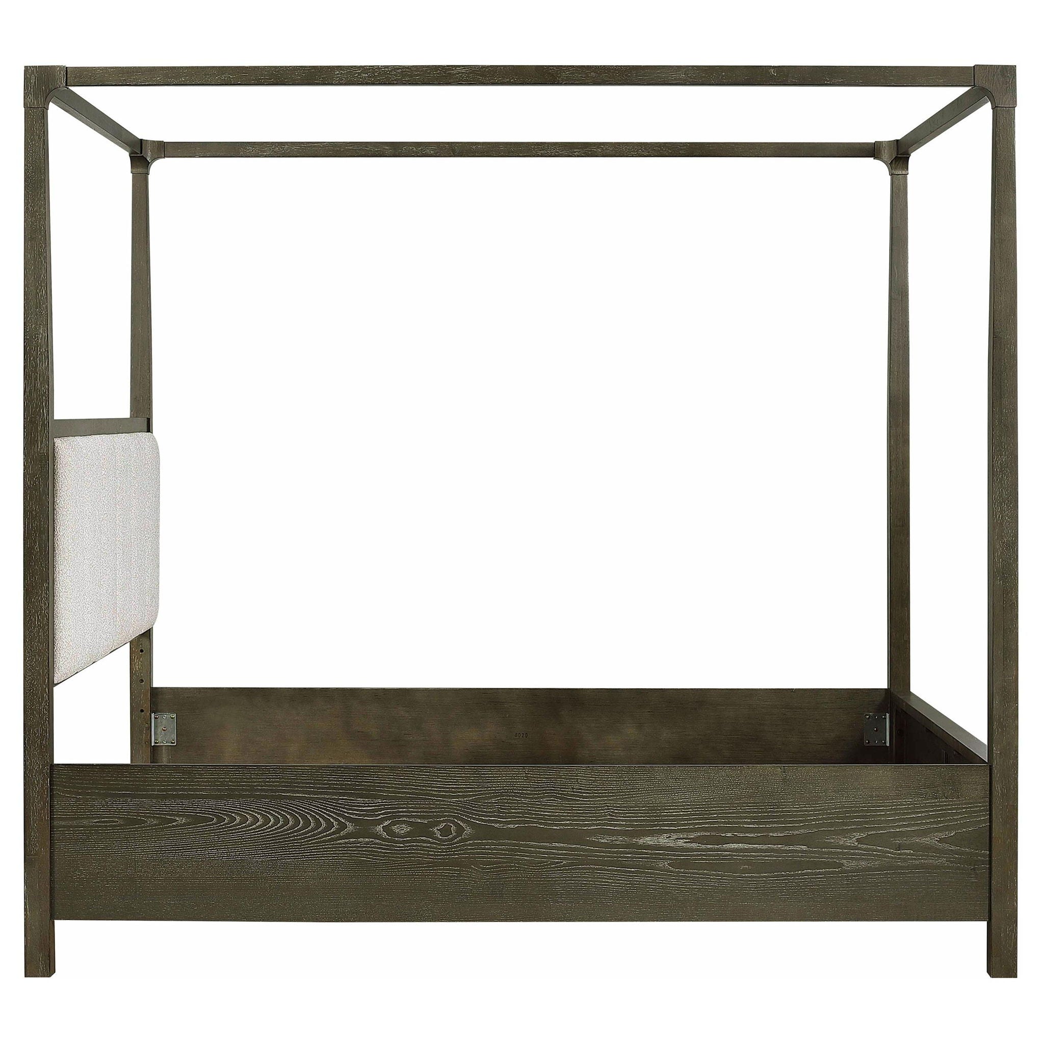 Gran Park Queen Canopy Bed Dark Cocoa