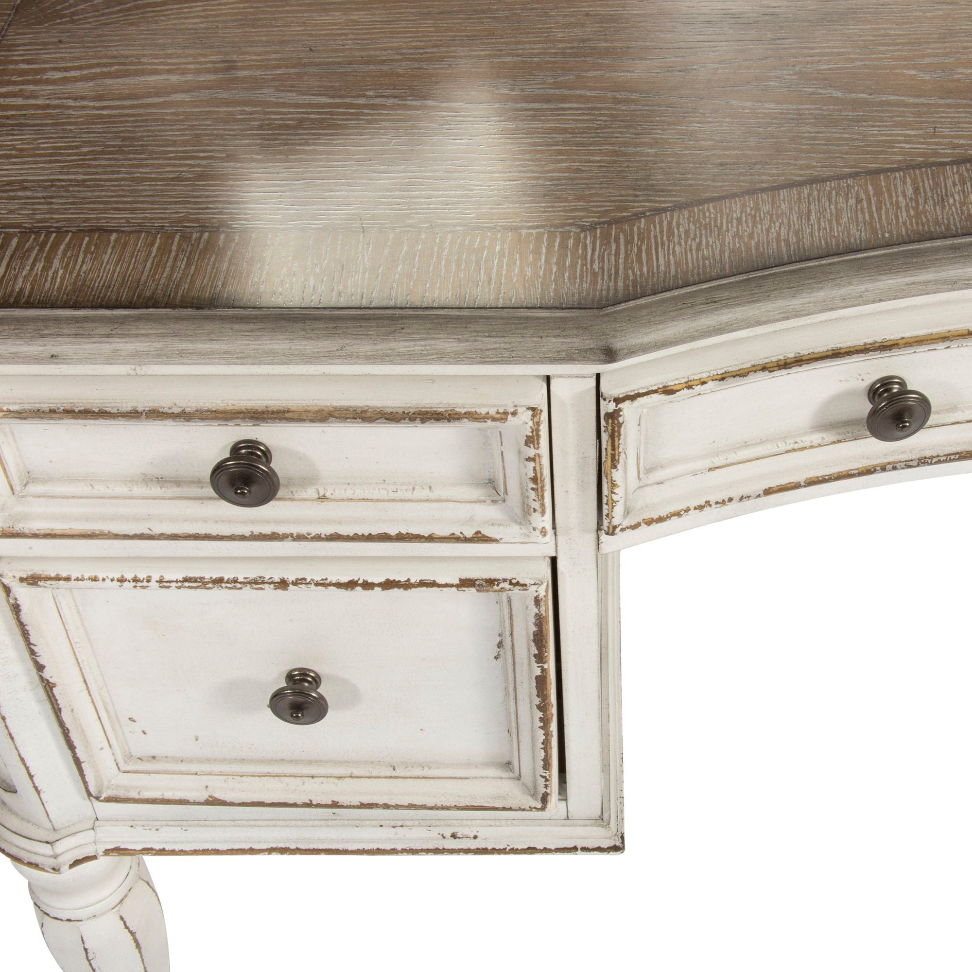 Liberty Furniture Magnolia Manor - Vanity Desk - White | Meri Furniture