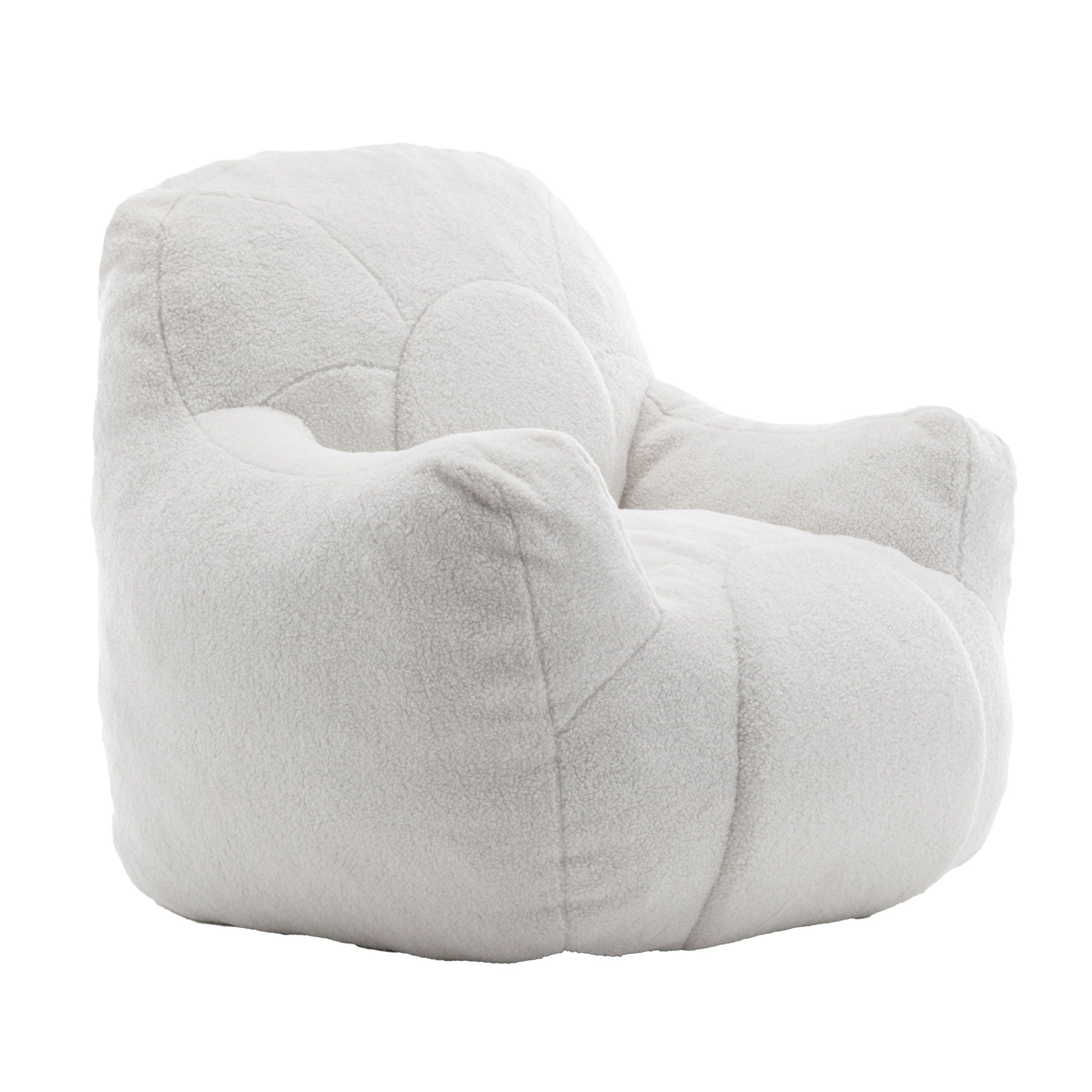 Comfy Bean Bag Chair With Filler, Fluffy And Cozy Seating