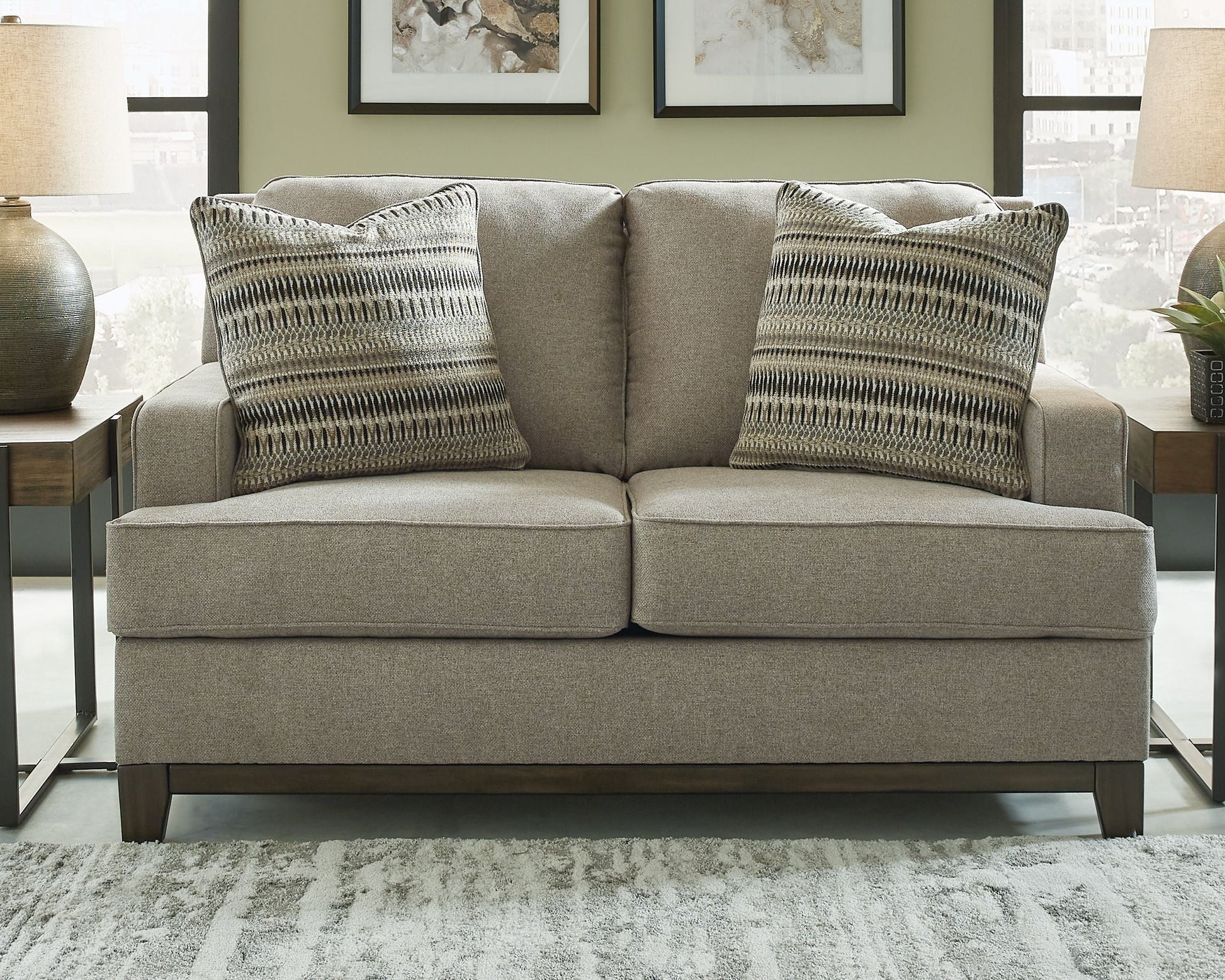 Ashley Furniture Kaywood - Granite - Loveseat | Meri Furniture