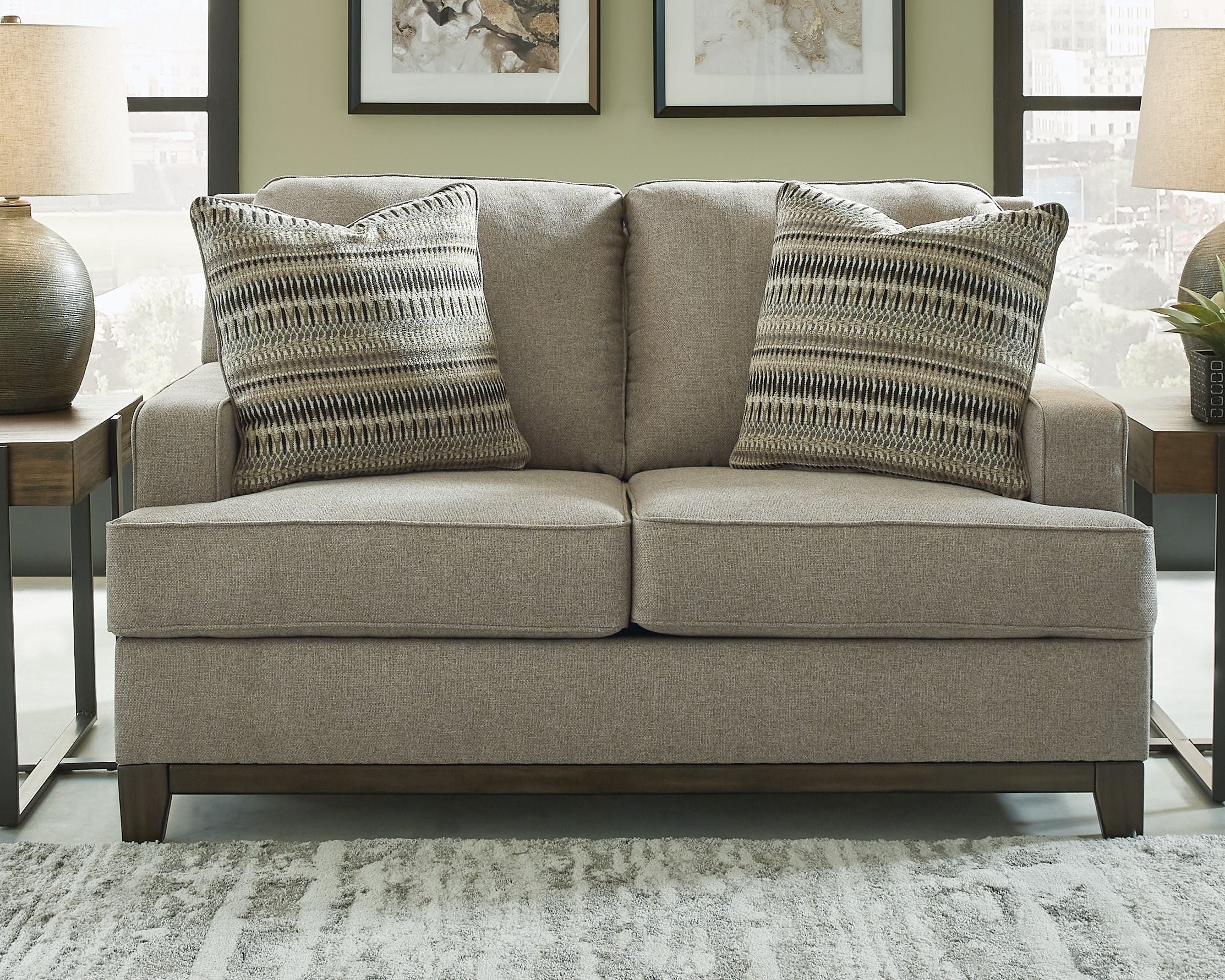 Ashley Furniture Kaywood - Granite - Loveseat | Meri Furniture