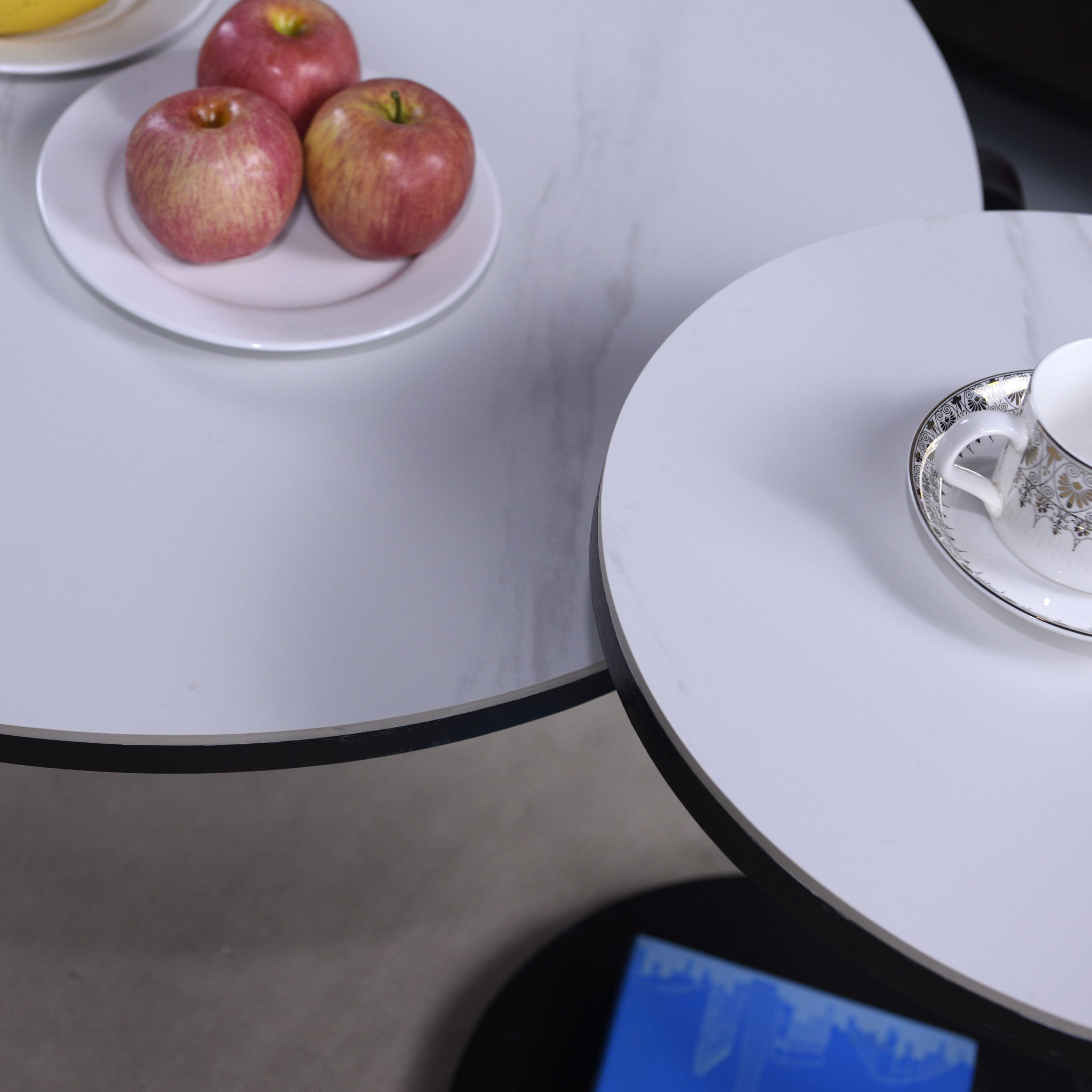 Round Coffee & End Table Set