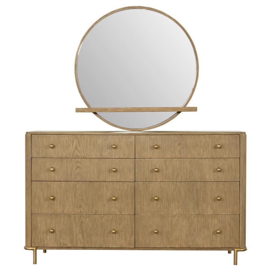 Coaster Fine Furniture Arini - 8-Drawer Bedroom Dresser With Mirror | Meri Furniture