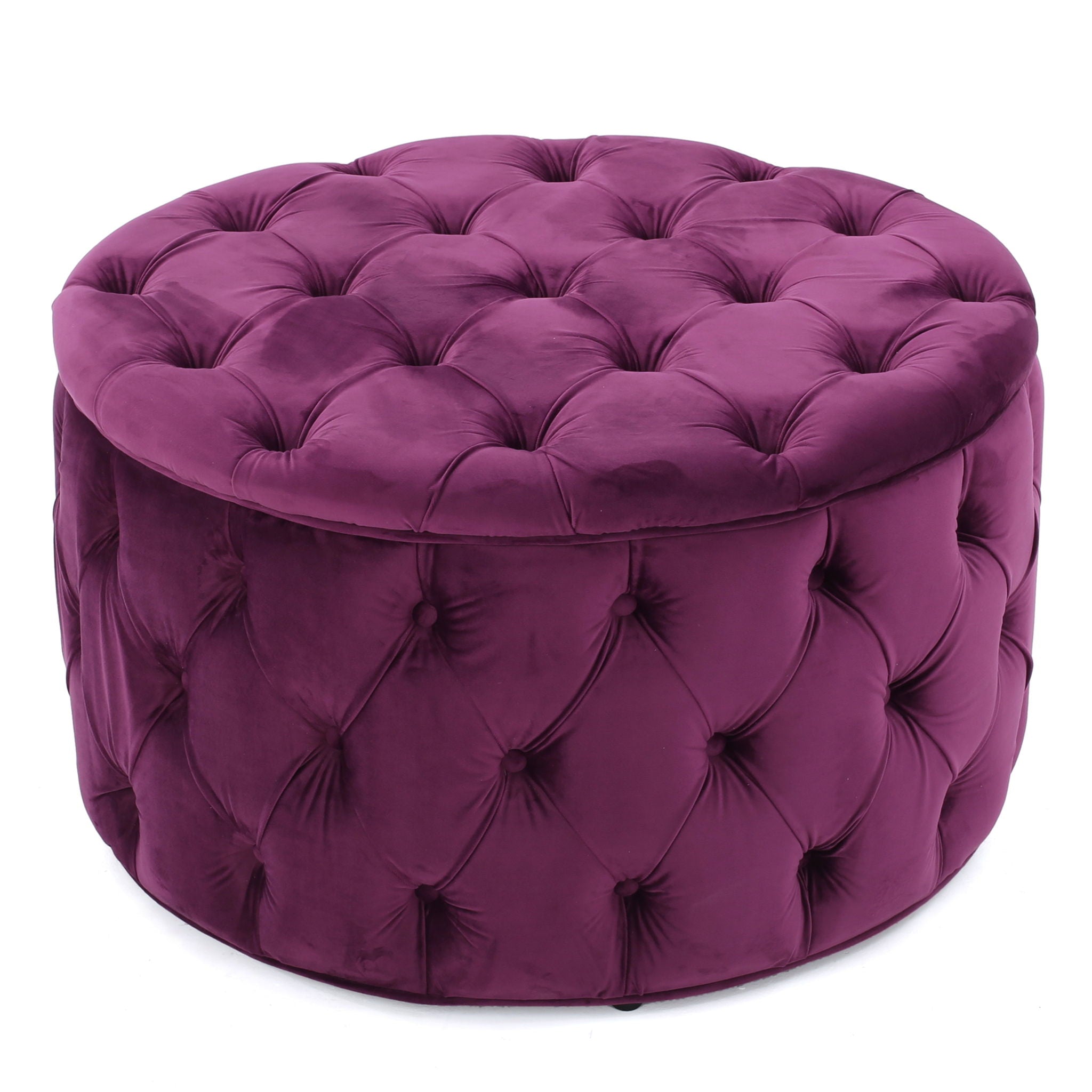 Modern Glam Ottoman Velvet