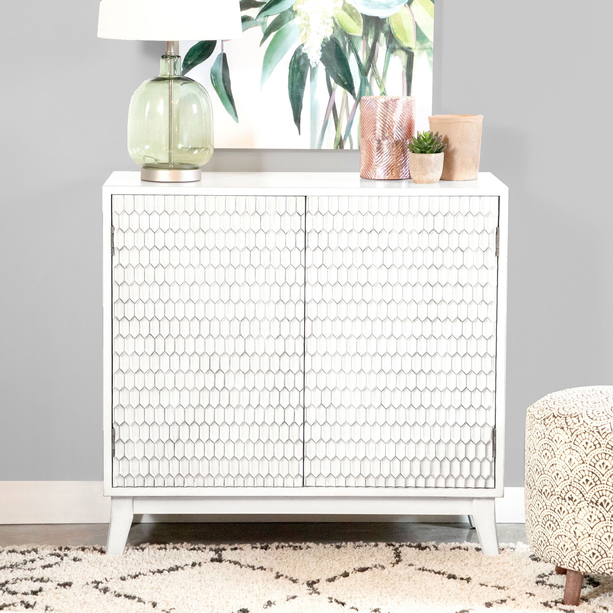 Carillon - 2 Door Accent Cabinet - White