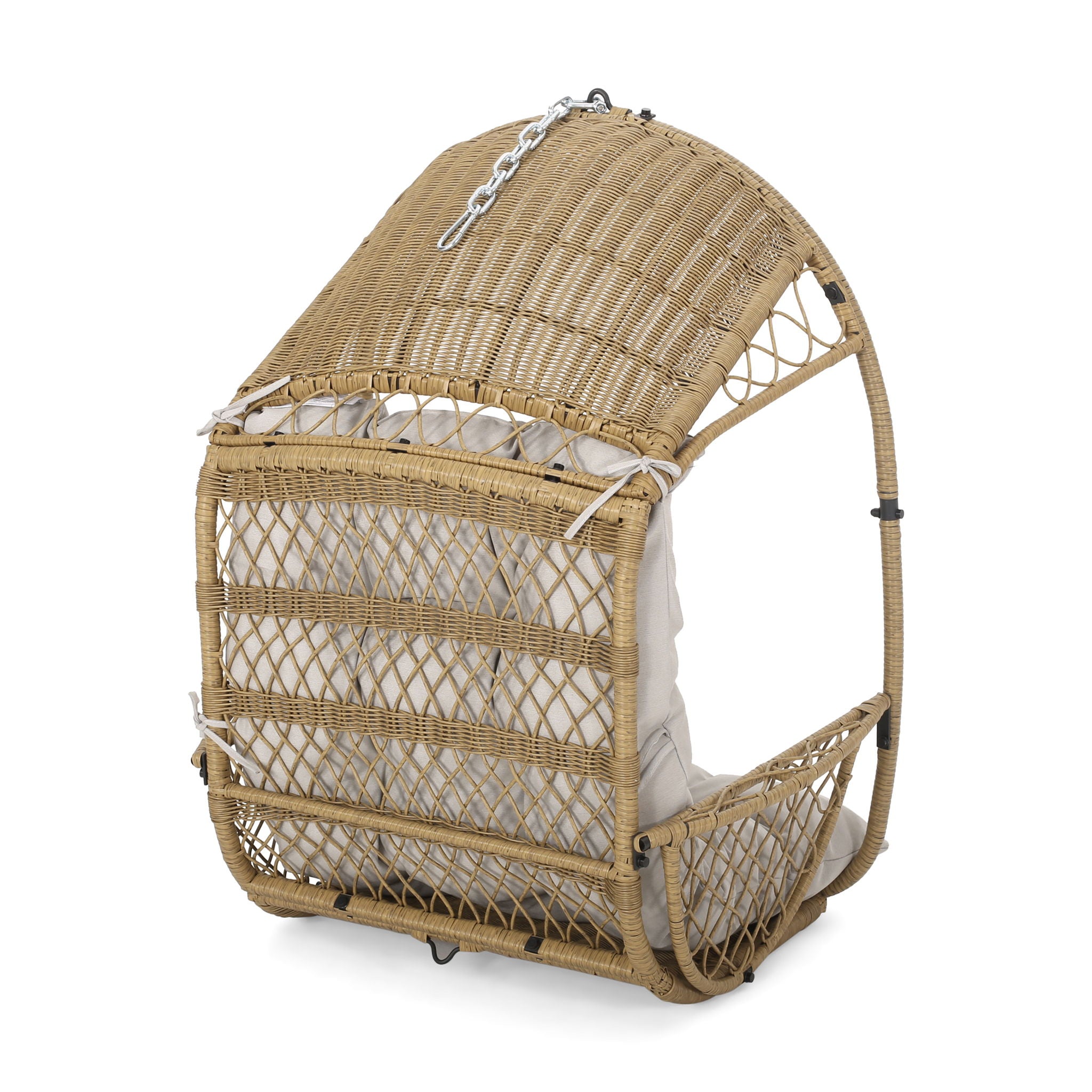 Malia - Wicker Hanging Chair With Cushion