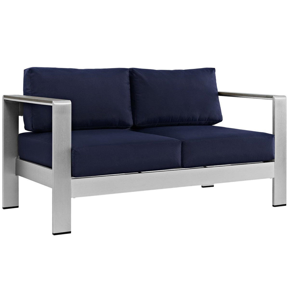 Shore Outdoor Patio Aluminum Loveseat by Modway