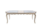 ACME Esteban - Dining Table - Antique Champagne Finish | Meri Furniture