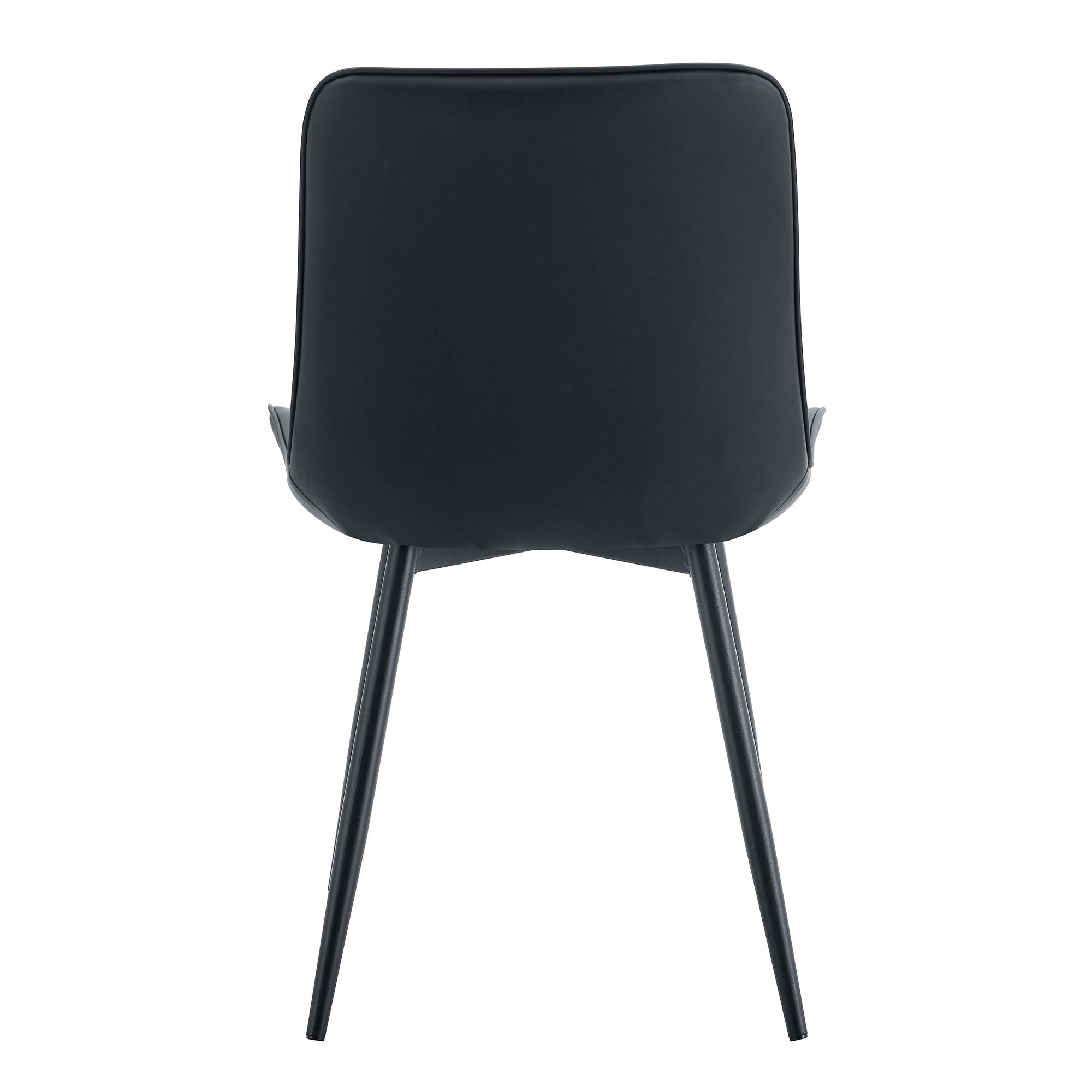 Modern Style Extended Seat Cushion Dining Chair Set