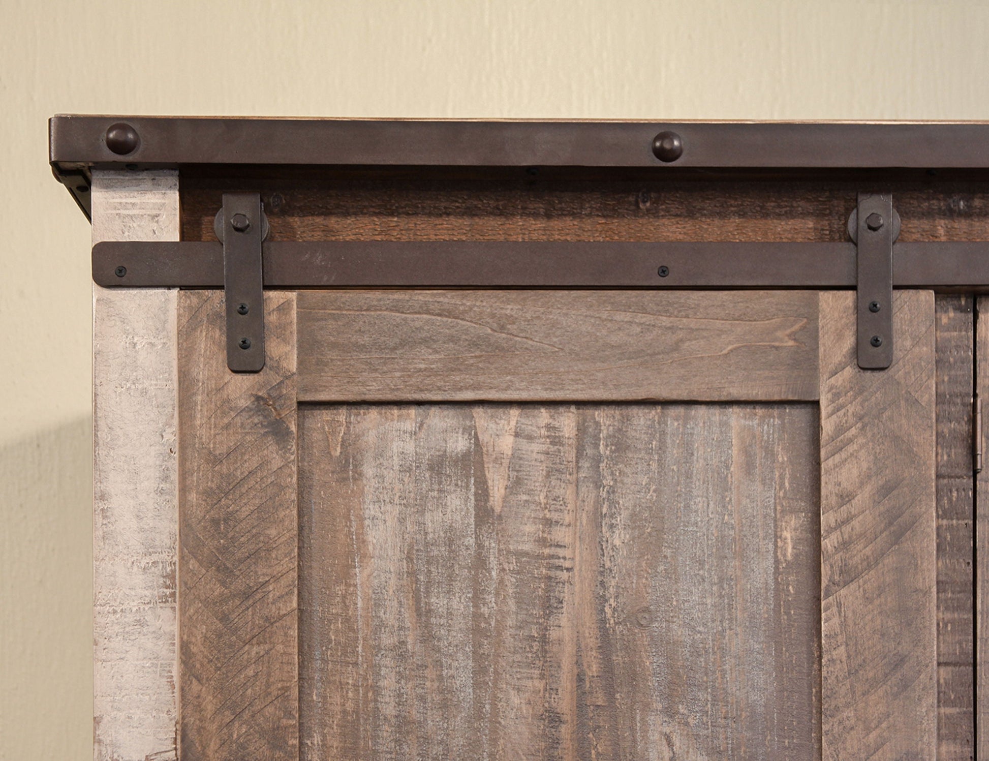 International Furniture Direct Antique - Armoire - Multicolor | Meri Furniture