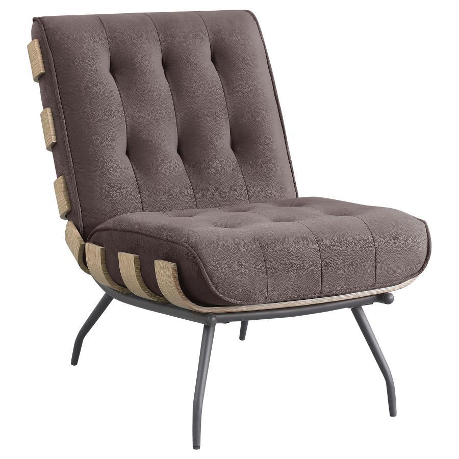 Coaster Fine Furniture Aloma - Upholstered Tufted Armless Accent Chair | Meri Furniture