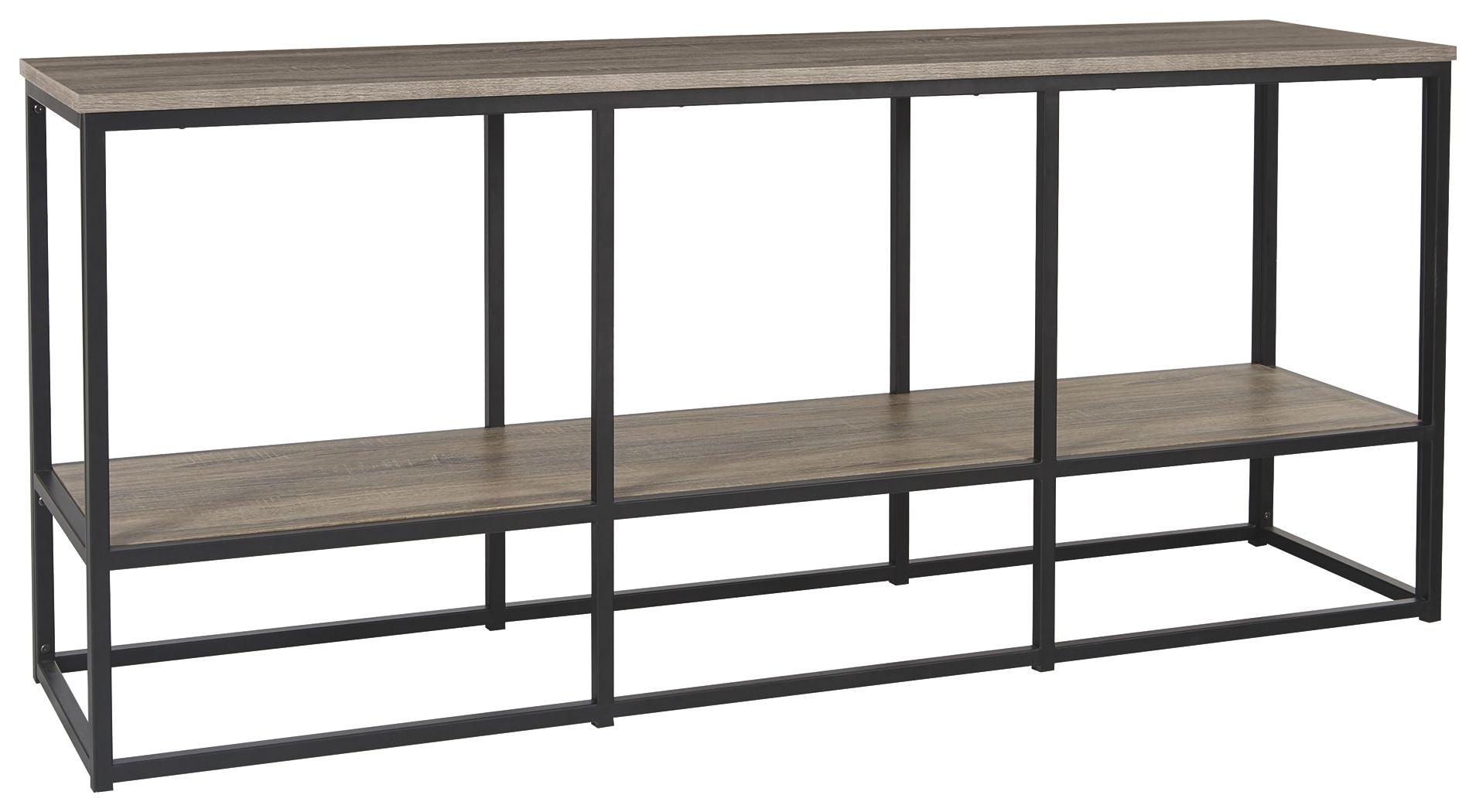 Ashley Furniture Wadeworth - Brown / Black - Extra Large TV Stand | Meri Furniture