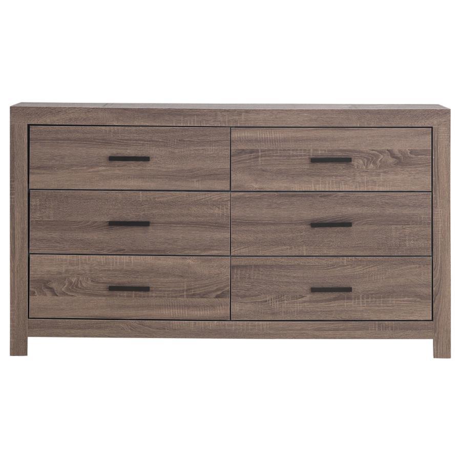 Coaster Fine Furniture Brantford - 6-Drawer Dresser | Meri Furniture