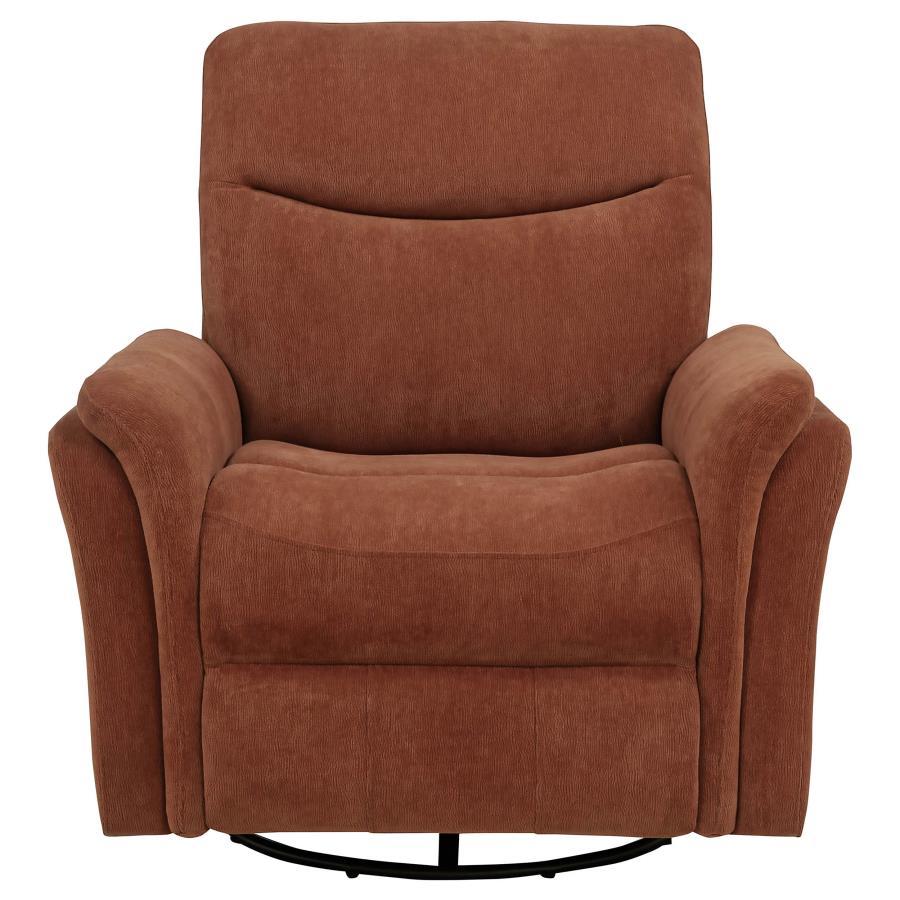 Adler - Upholstered Power Swivel Glider Recliner