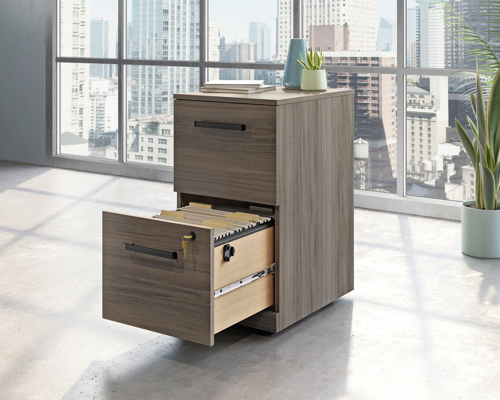Commercial 2-Drawer Pedestal File Cabinet