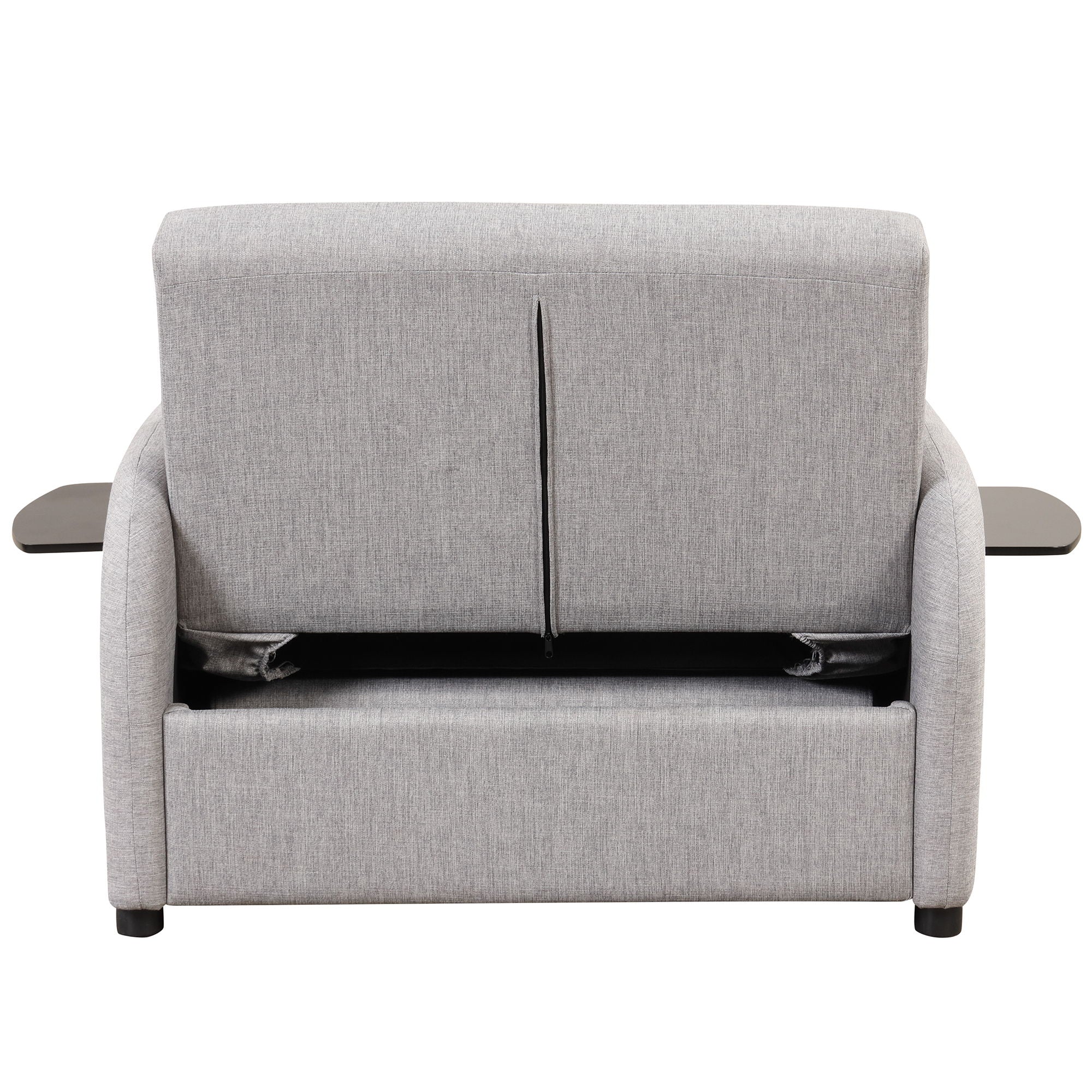 Versatile Pull Out Sofa Sleeper 3 In 1 With Wing Table & USB Charge, Compact Design