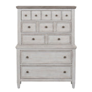 Liberty Furniture Heartland - 5 Drawer Chest - White | Meri Furniture