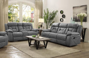 Coaster Fine Furniture Higgins - Upholstered Motion Reclining Sofa Set | Meri Furniture