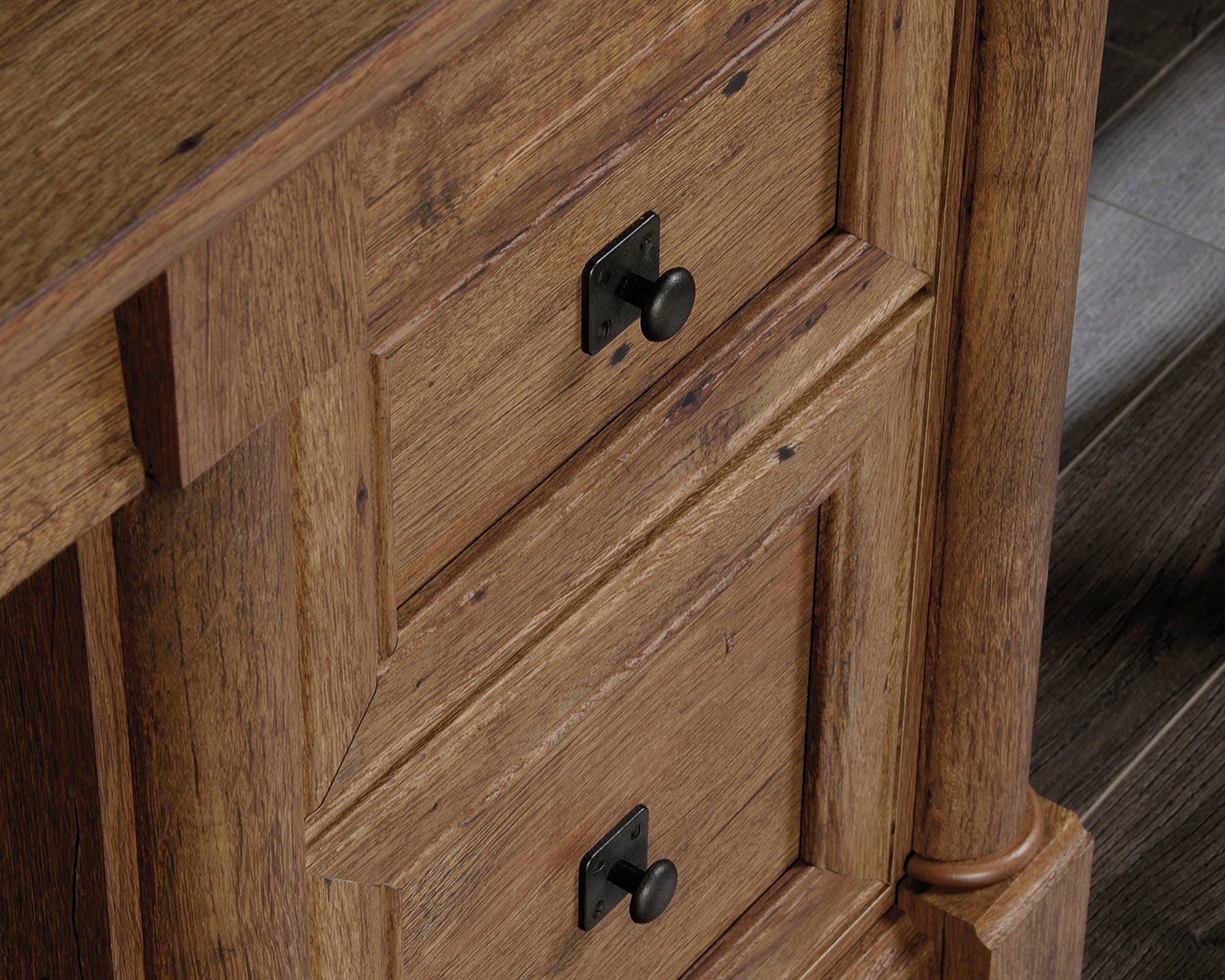 Computer Desk in Vintage Oak