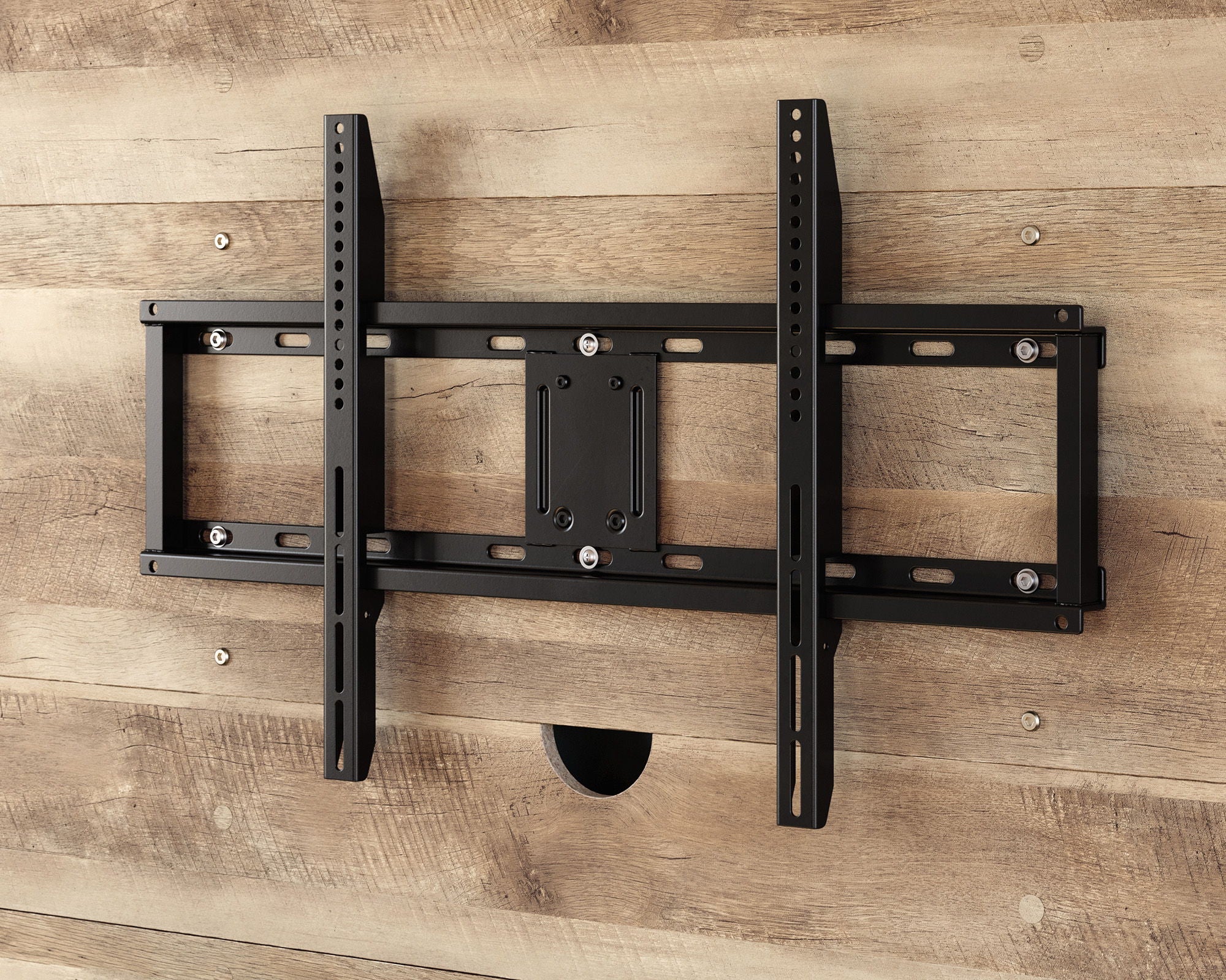 Entertainment Wall In Lintel Oak