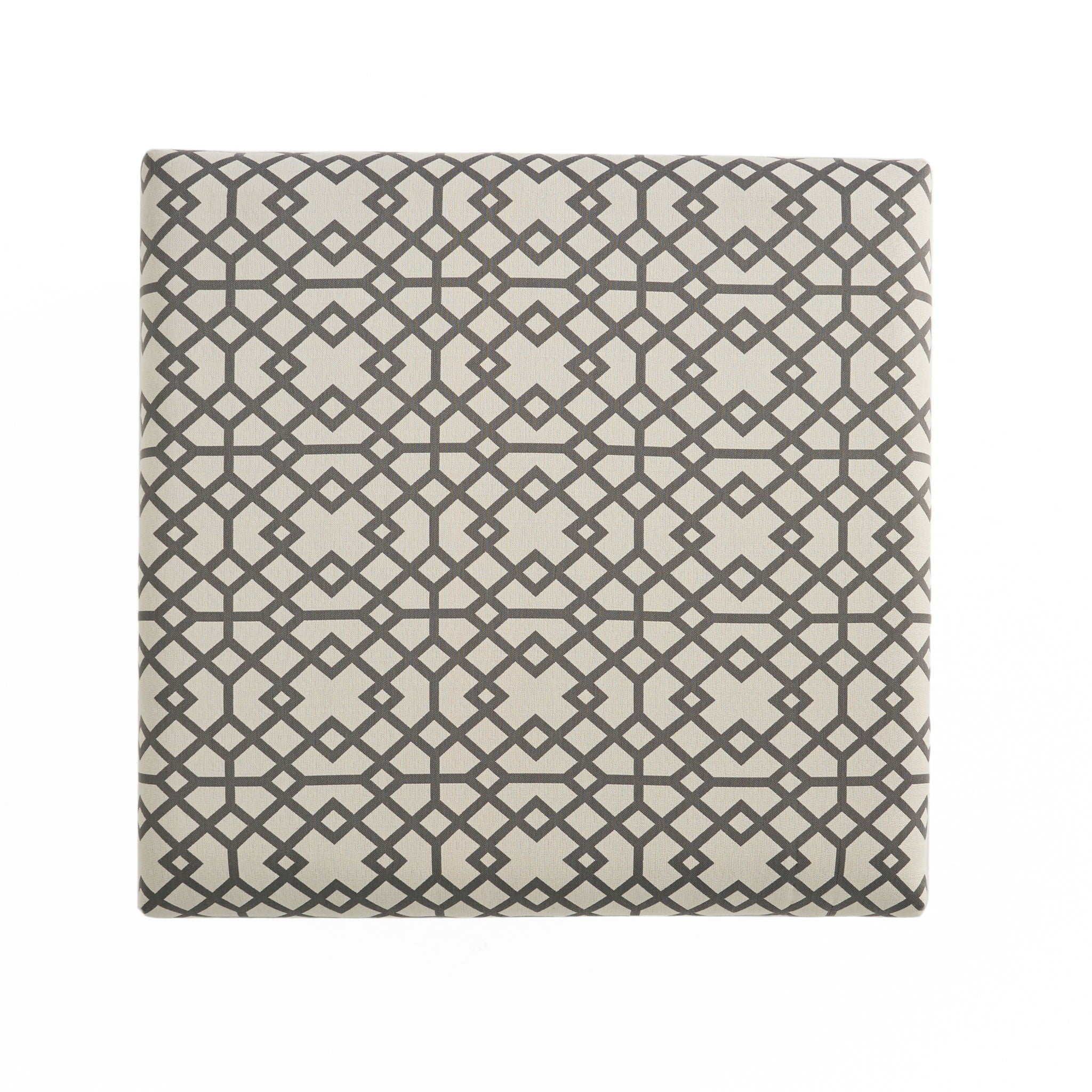 Richmond - Storage Ottoman With Unique Pattern And Ample Storage - Gray