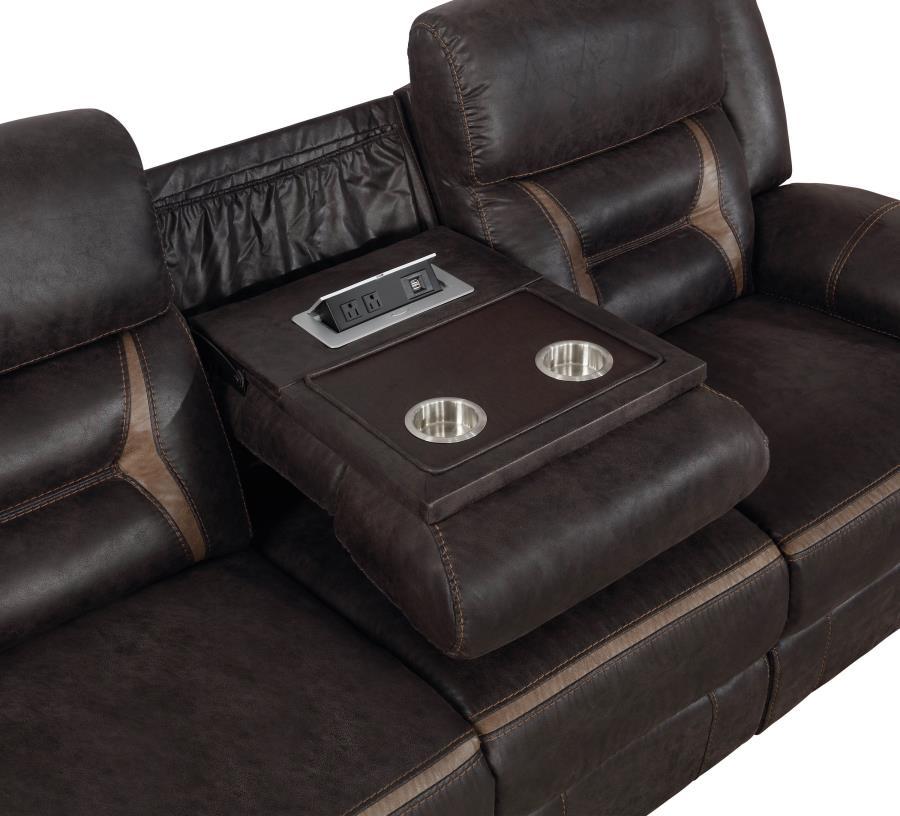 Coaster Fine Furniture Greer - Upholstered Motion Reclining Sofa | Meri Furniture
