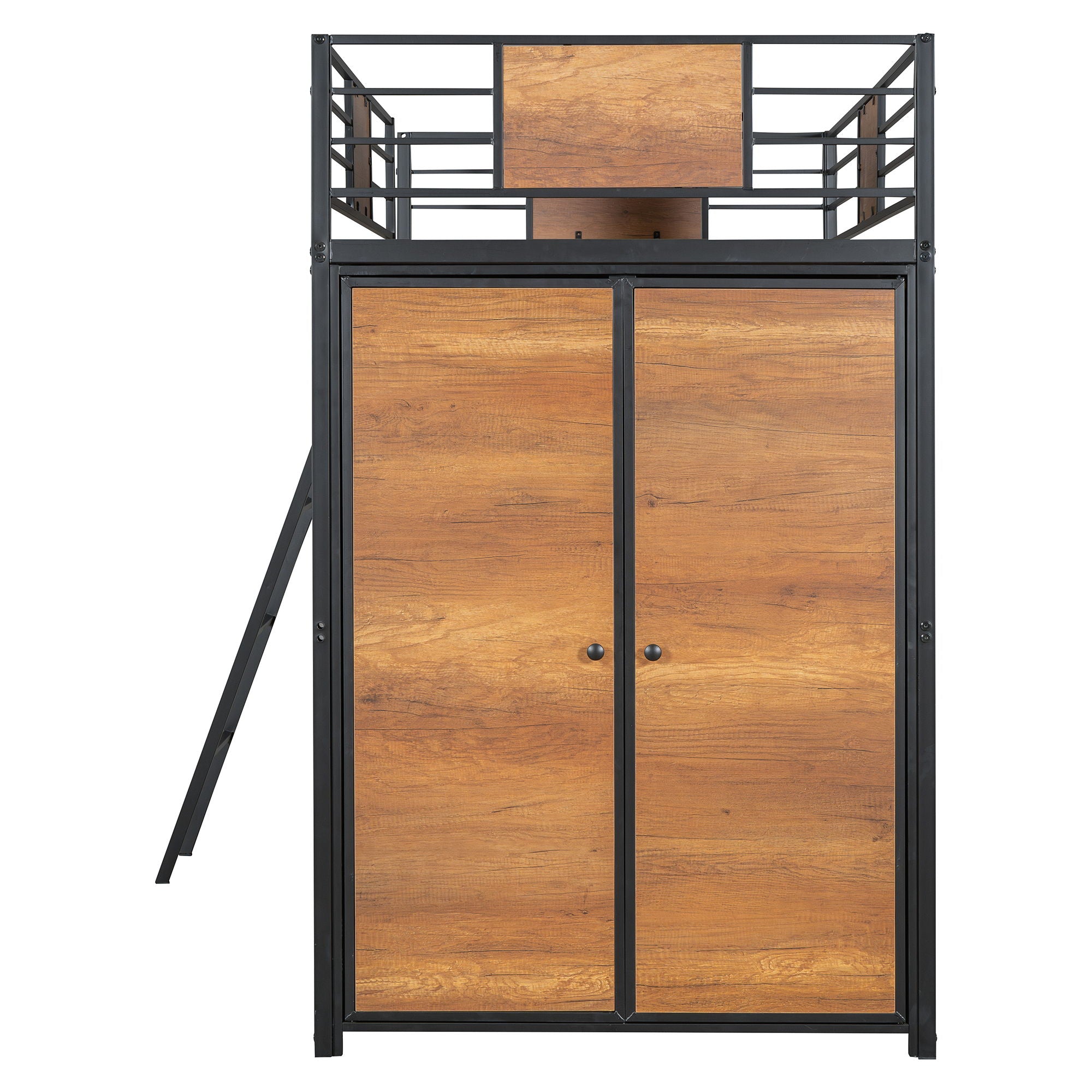 Loft Bed With L Shape Desk And Wardrobe