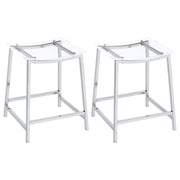 Coaster Fine Furniture Jovani - Acrylic Backless Bar Stools (Set of 2) | Meri Furniture